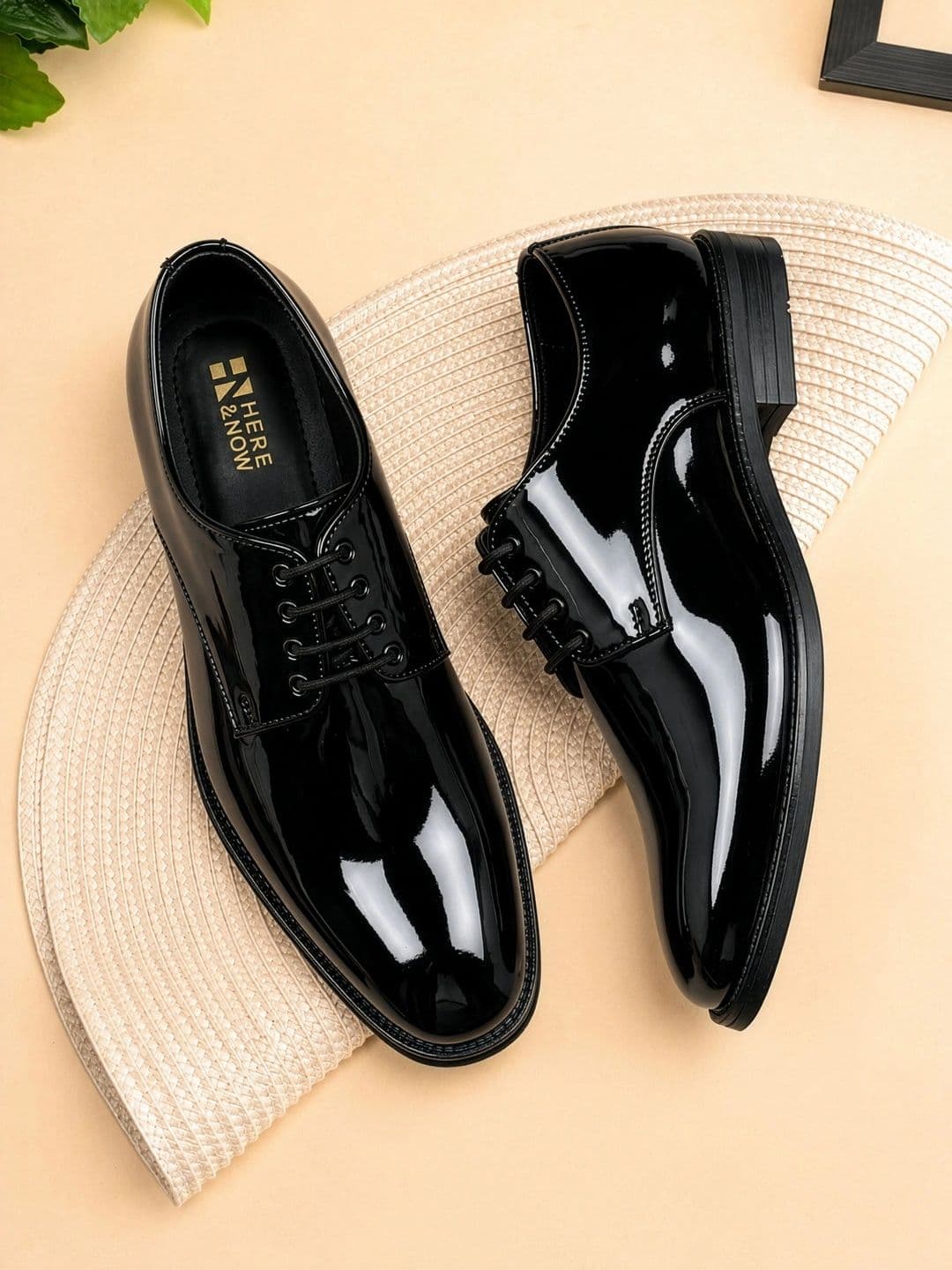 HERE&NOW Men Round Toe Lace-Ups Formal Derbys - view 1