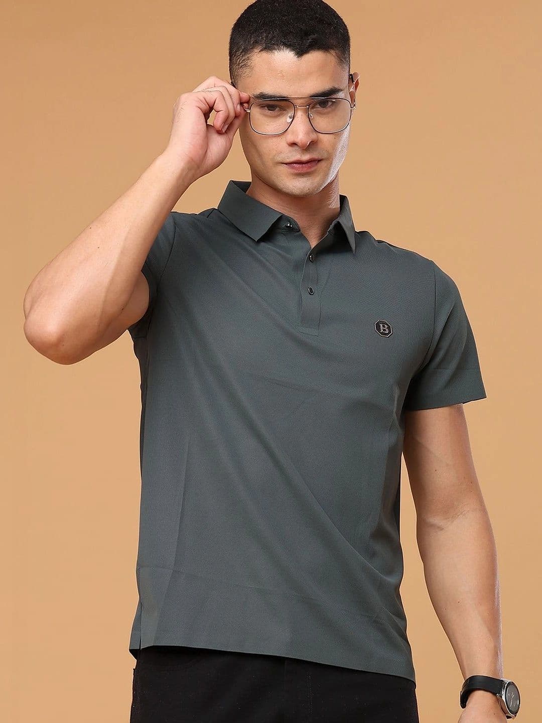 V-Mart Men Polo Collar T-shirt - view 1