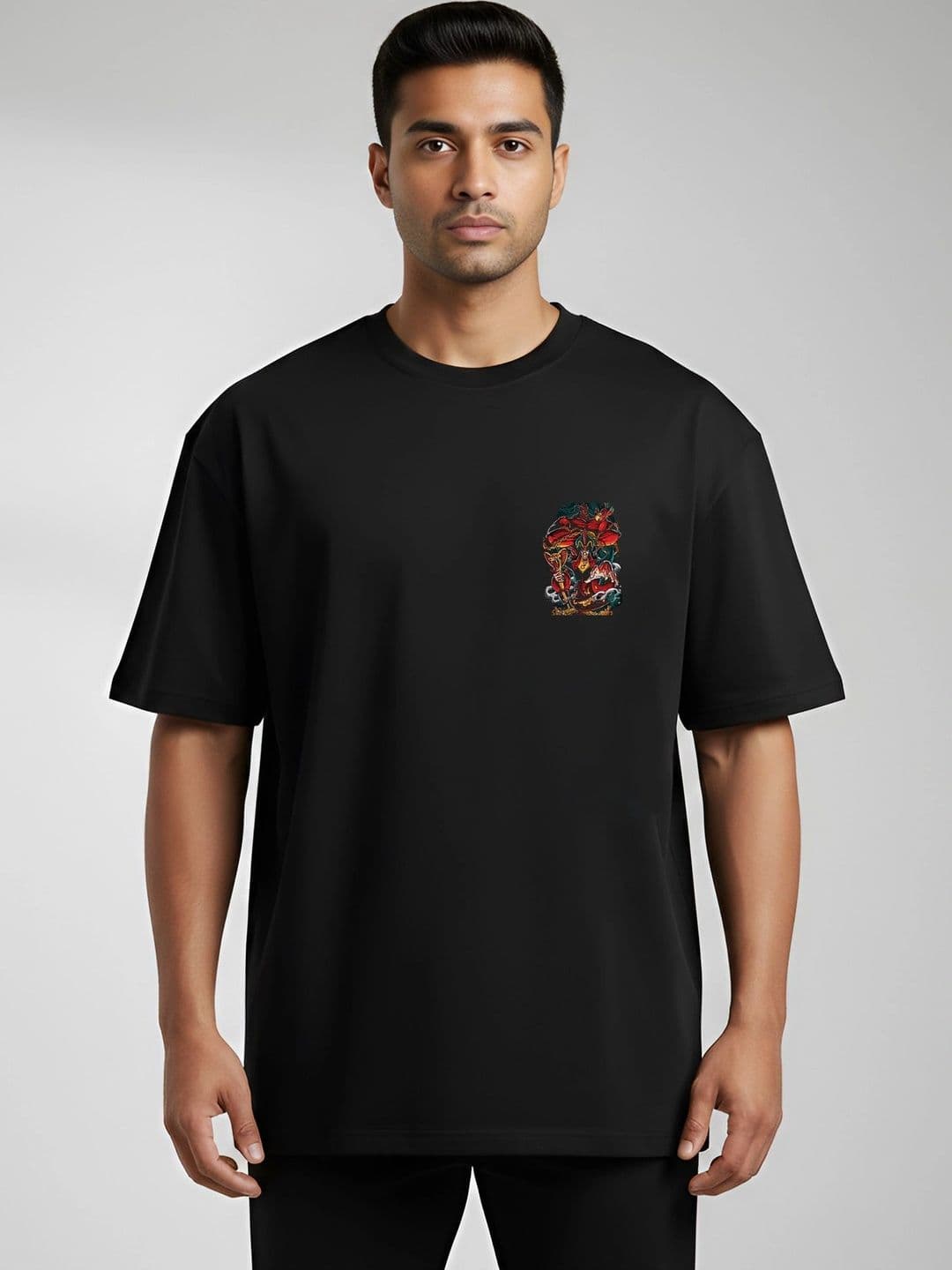 Black Pigeon Men Printed T-shirt - view 1