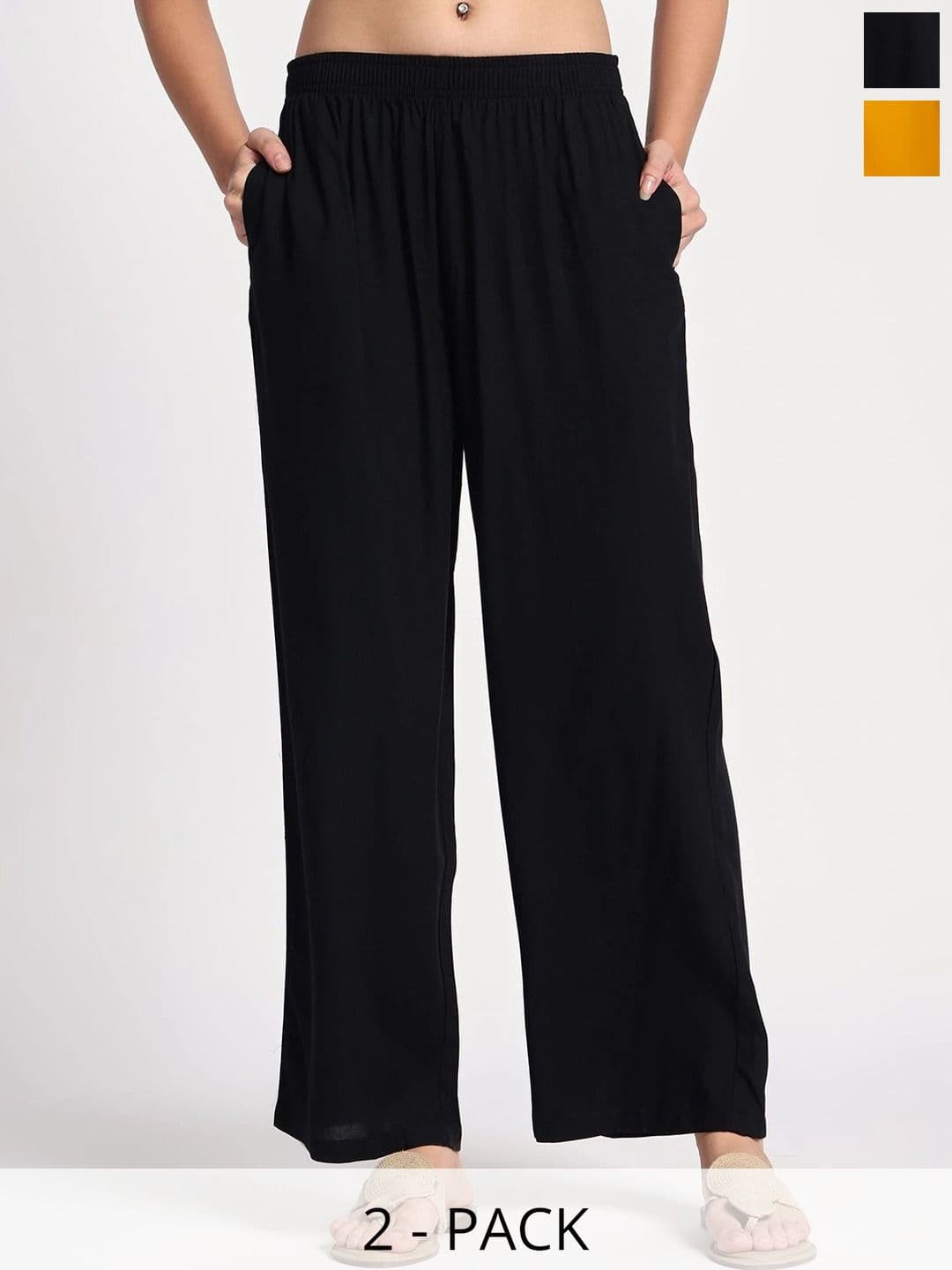 Vivika Women 2 Ethnic Palazzos - view 1