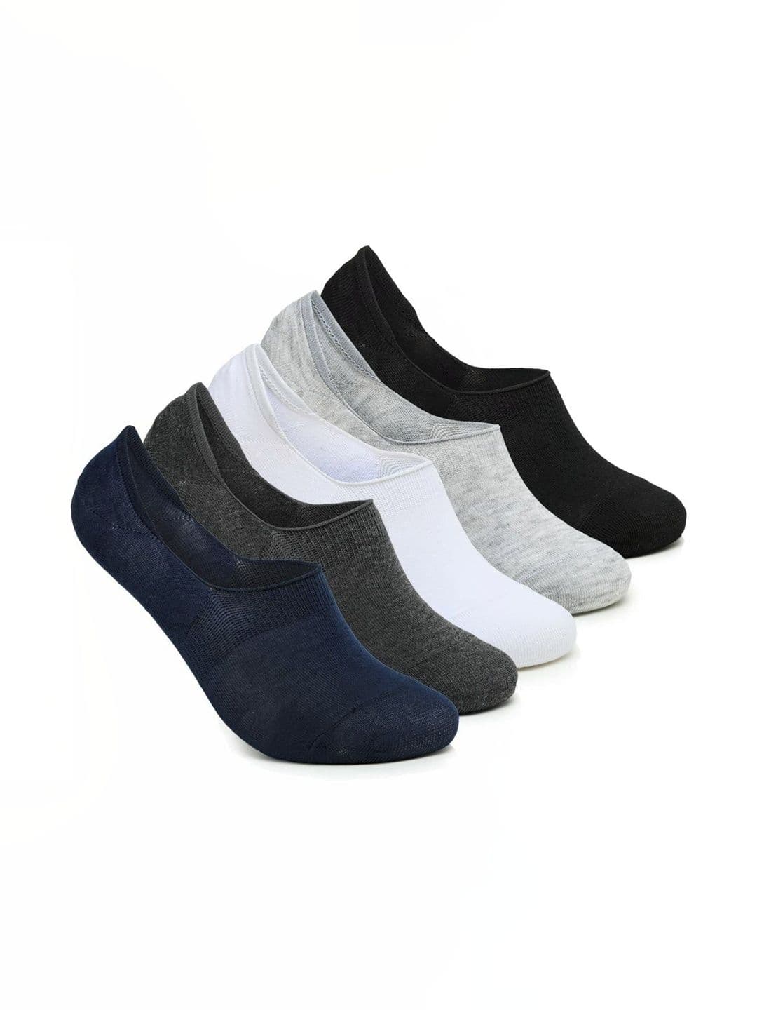 Faton Women Pack of 5 Cotton Shoe Liners Socks - view 1