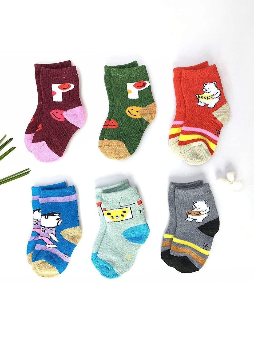 Faton Unisex Patterned Ankle Length Socks - view 1