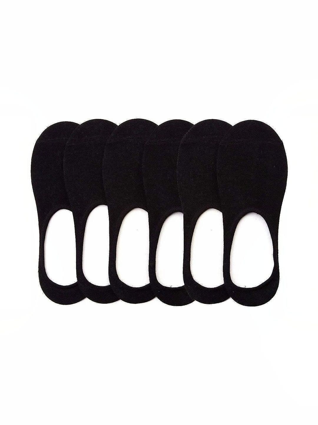 Faton Men Pack of 6 Cotton Shoe Liners Socks - view 1