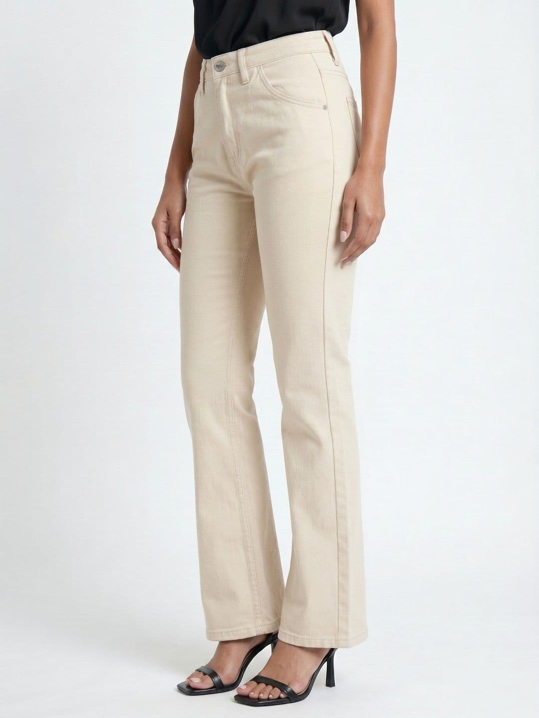 glitchez Women Wide Leg Pure Cotton Jeans - view 1