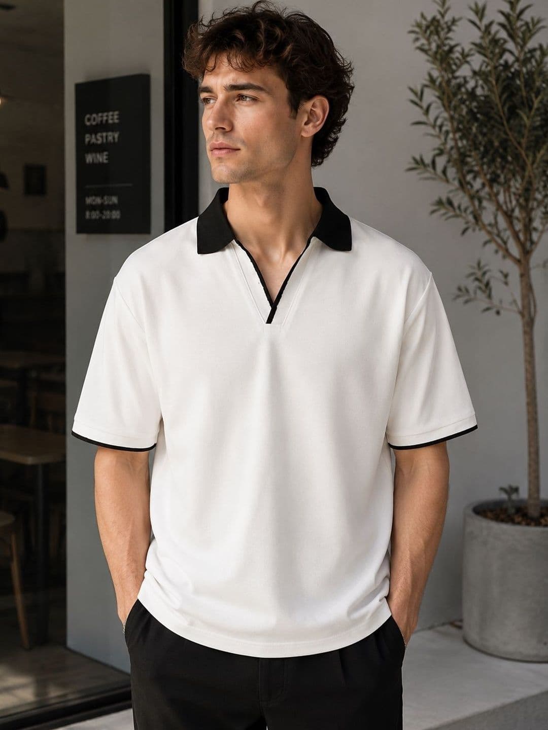 Moda Rapido Men Polo Collar T-shirt - view 1