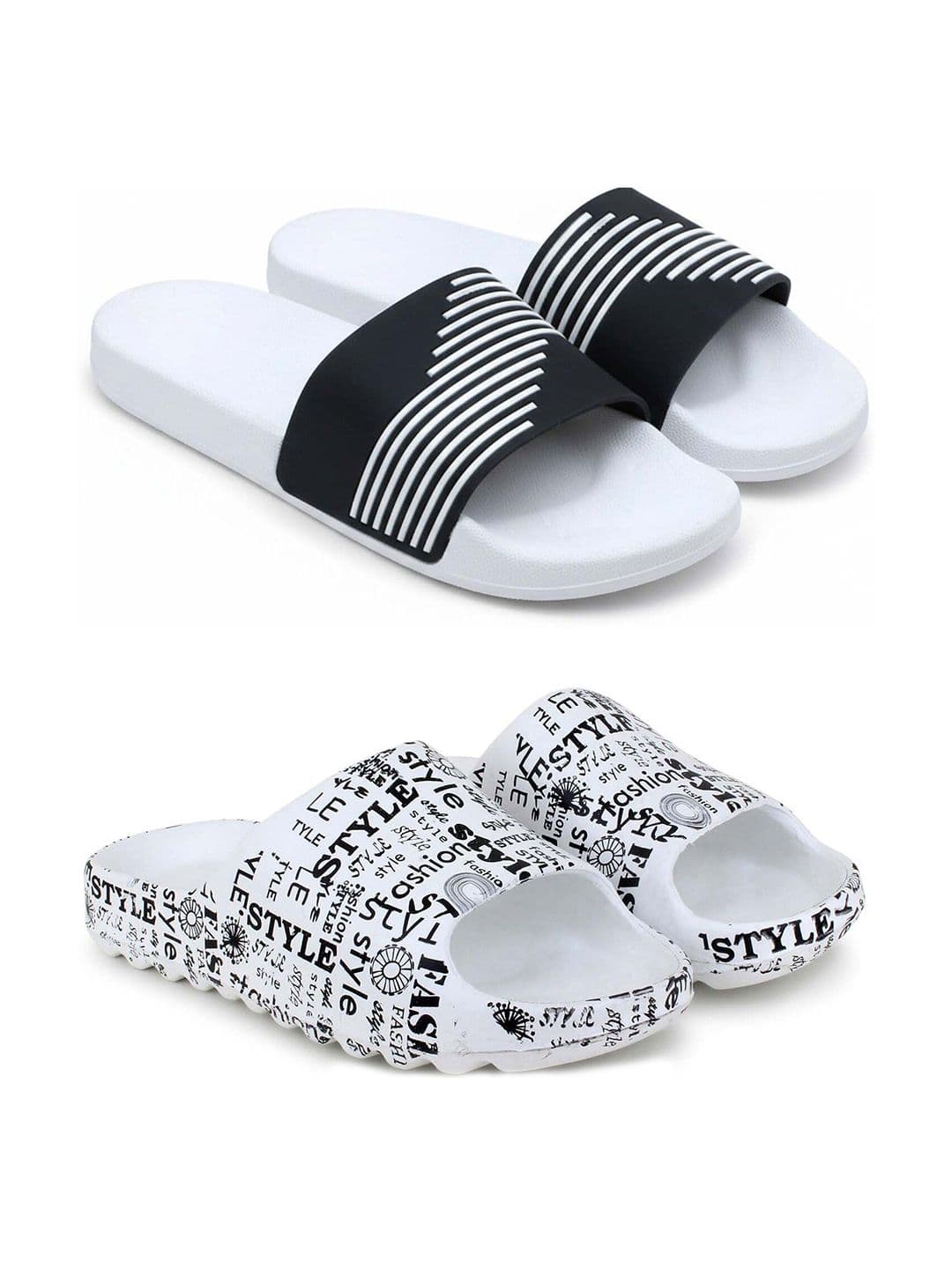 KAPYANSH Men Printed Sliders - view 1