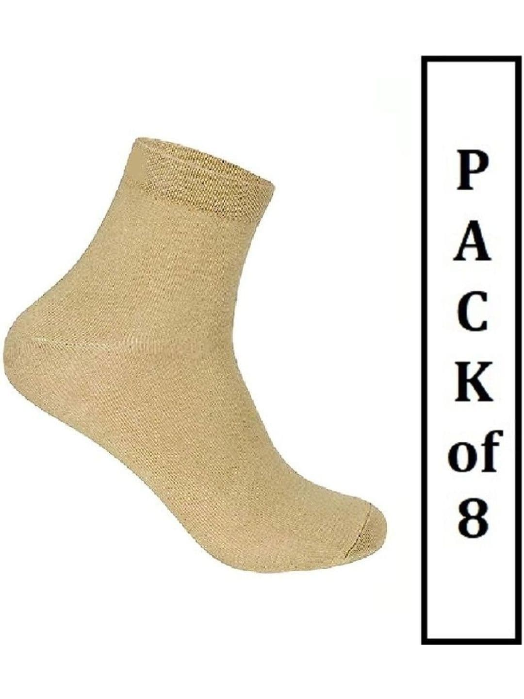 Faton Mens Pack Of 8 Cotton Ankle Length Socks - view 1