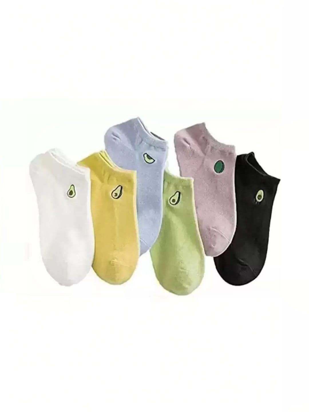 Faton Unisex Pack of 4 Cotton Patterned Ankle Length Socks - view 1