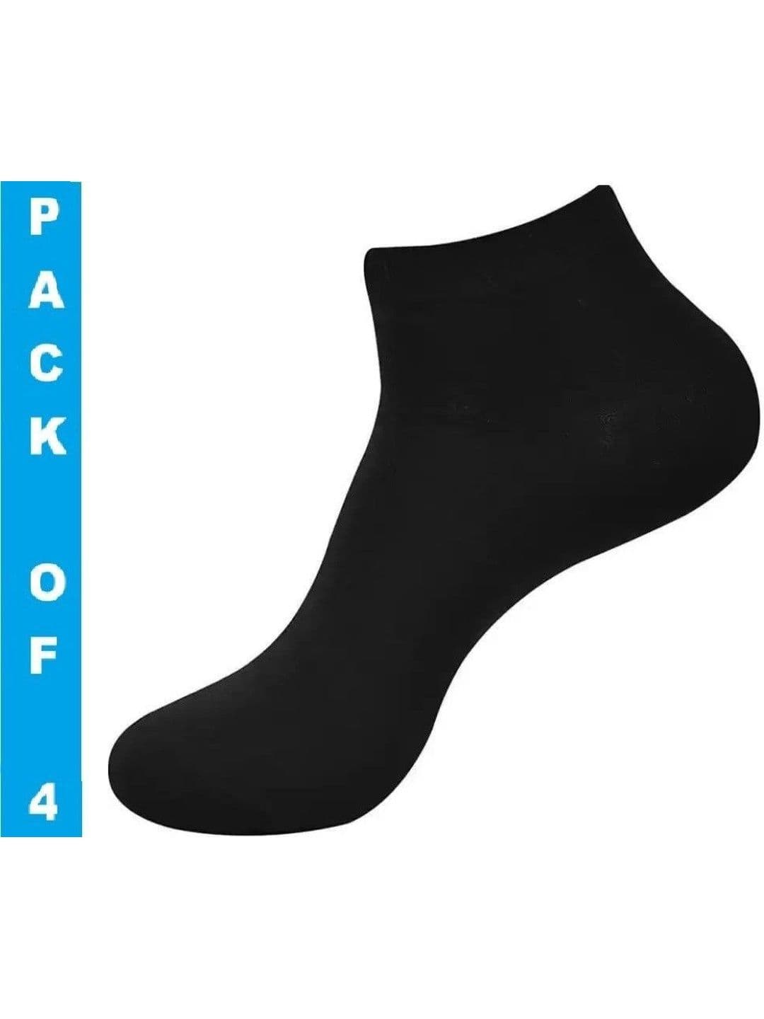Faton Men Pack of 4 Cotton Ankle Length Socks - view 1