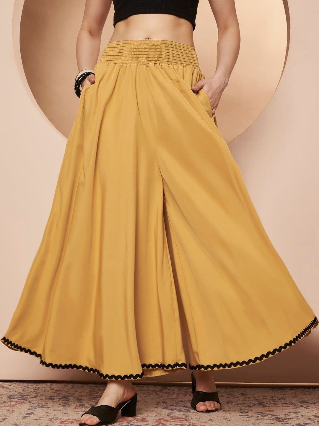 LookShine Women Flared Palazzos - view 1