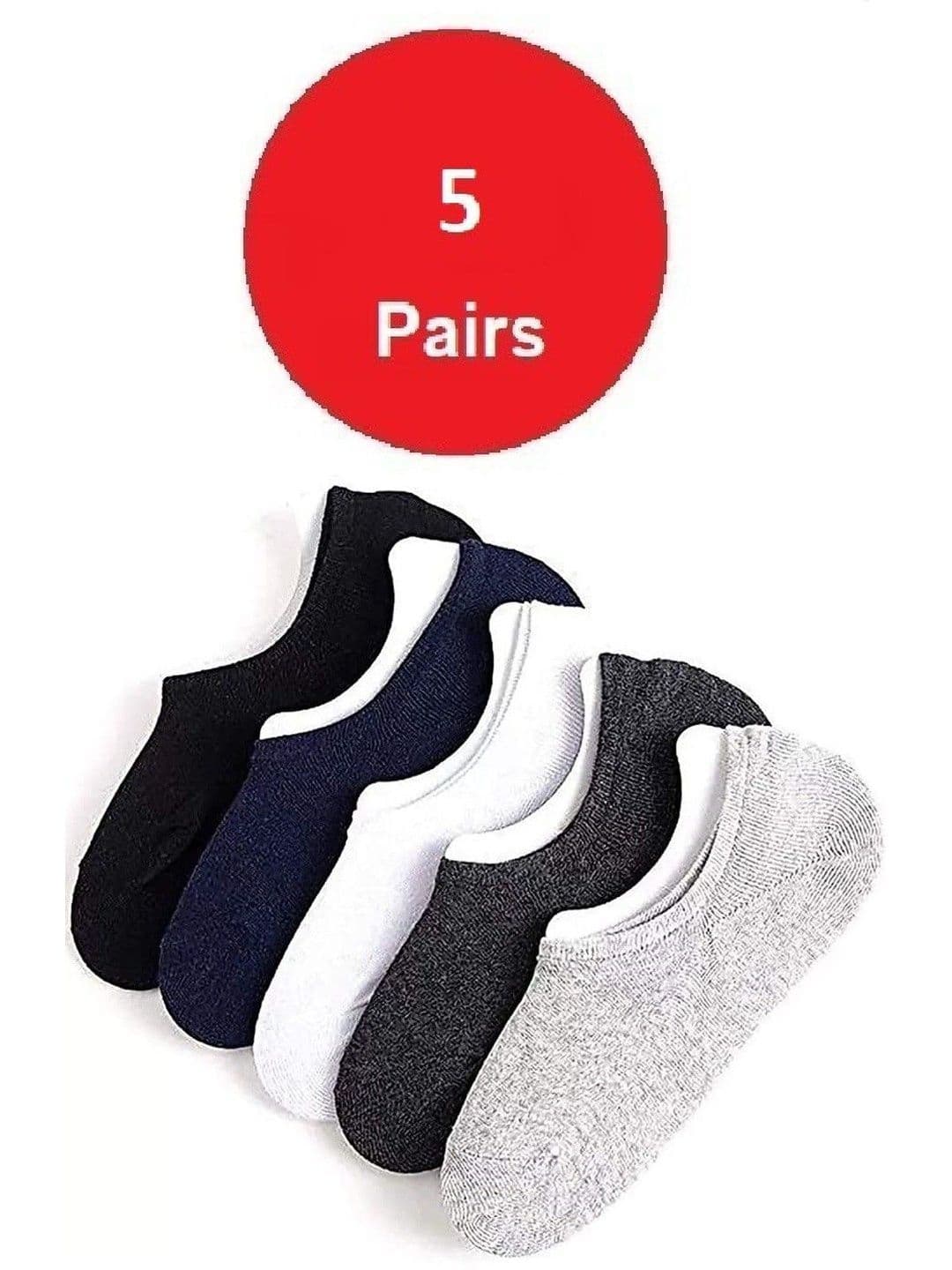 Faton Unisex Pack of 4 Cotton Shoe Liners Socks - view 1