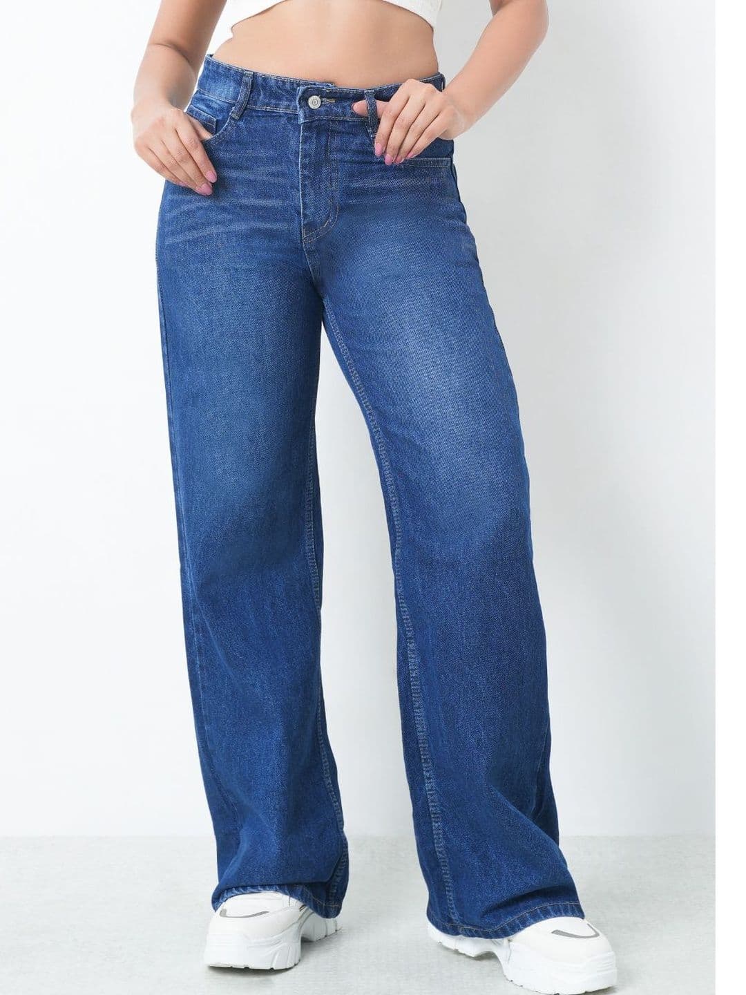 Defrost Jeans Women High-Rise Light Fade Jeans - view 1