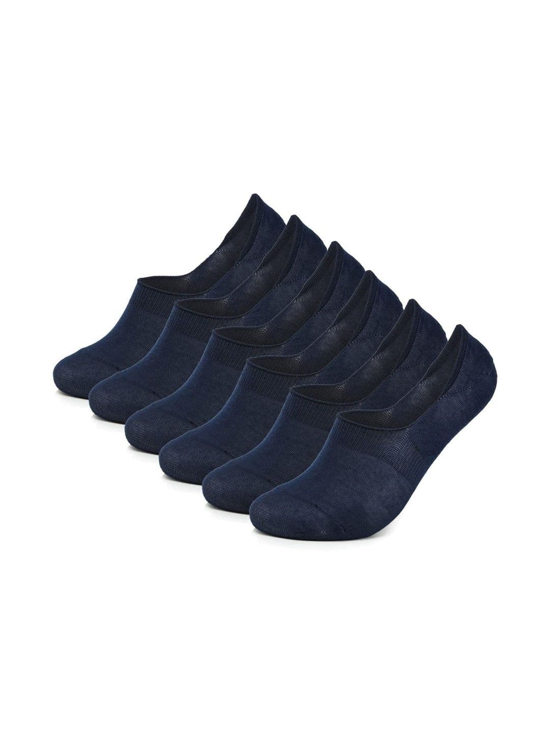 Faton Men Pack of 6 Cotton Shoe Liners Socks - view 1