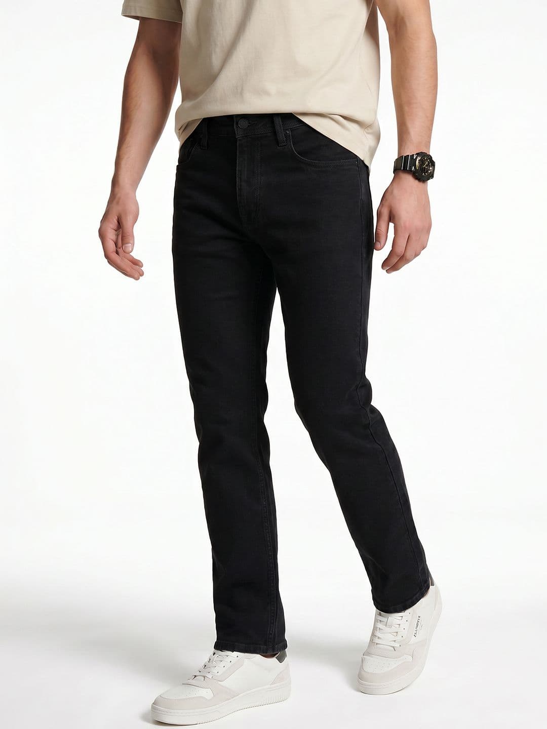 Integriti Men Straight Fit Light Fade Stretchable Jeans - view 1