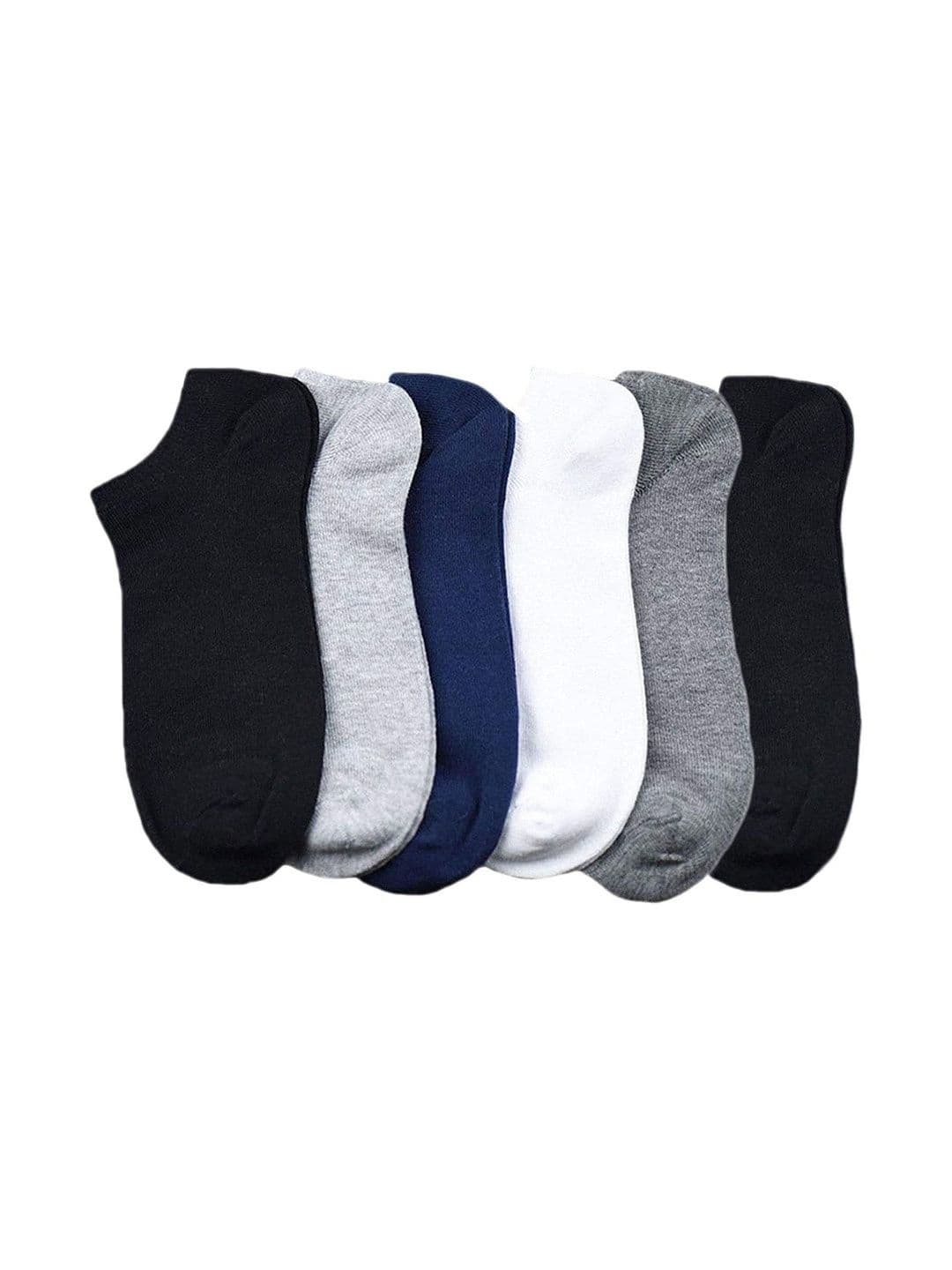 Faton Unisex Pack of 6 Cotton Shoe Liners Socks - view 1