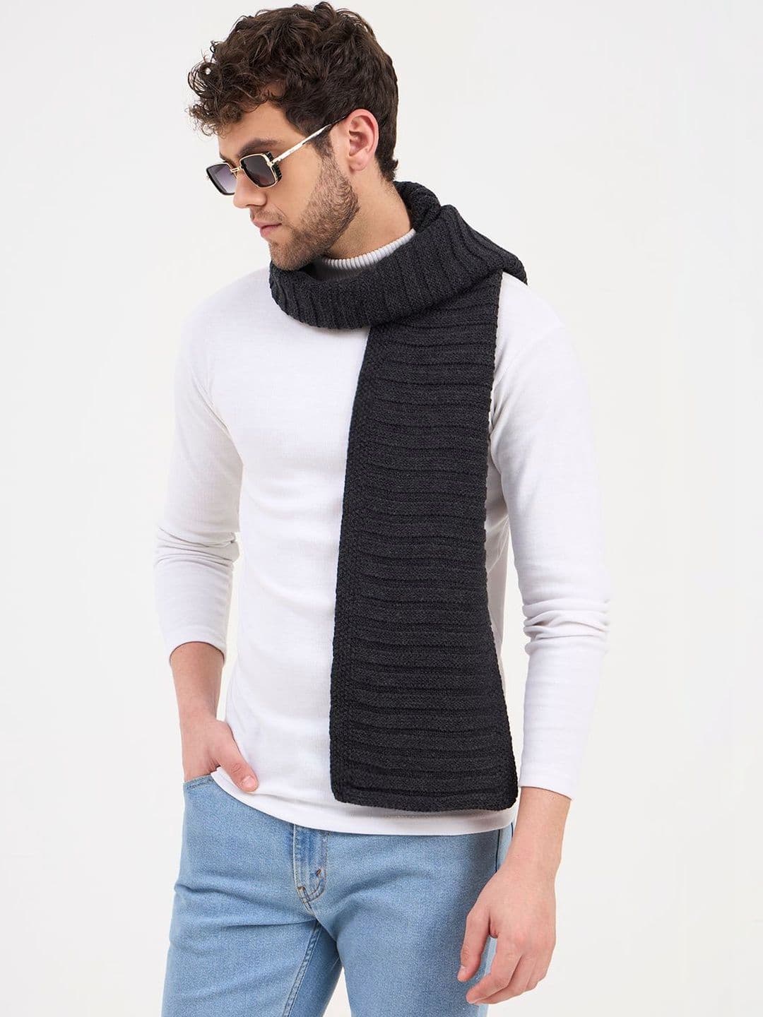JoE Hazel Men Ribbed Acrylic Mufflers - view 1