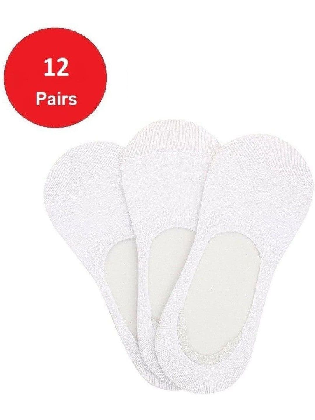 Faton Men Pack of 8 Cotton Shoe Liners Socks - view 1