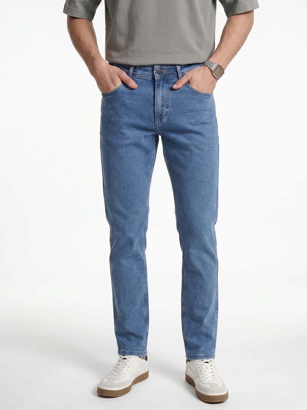 Integriti Men Smart Slim Fit Stretchable Jeans - view 1