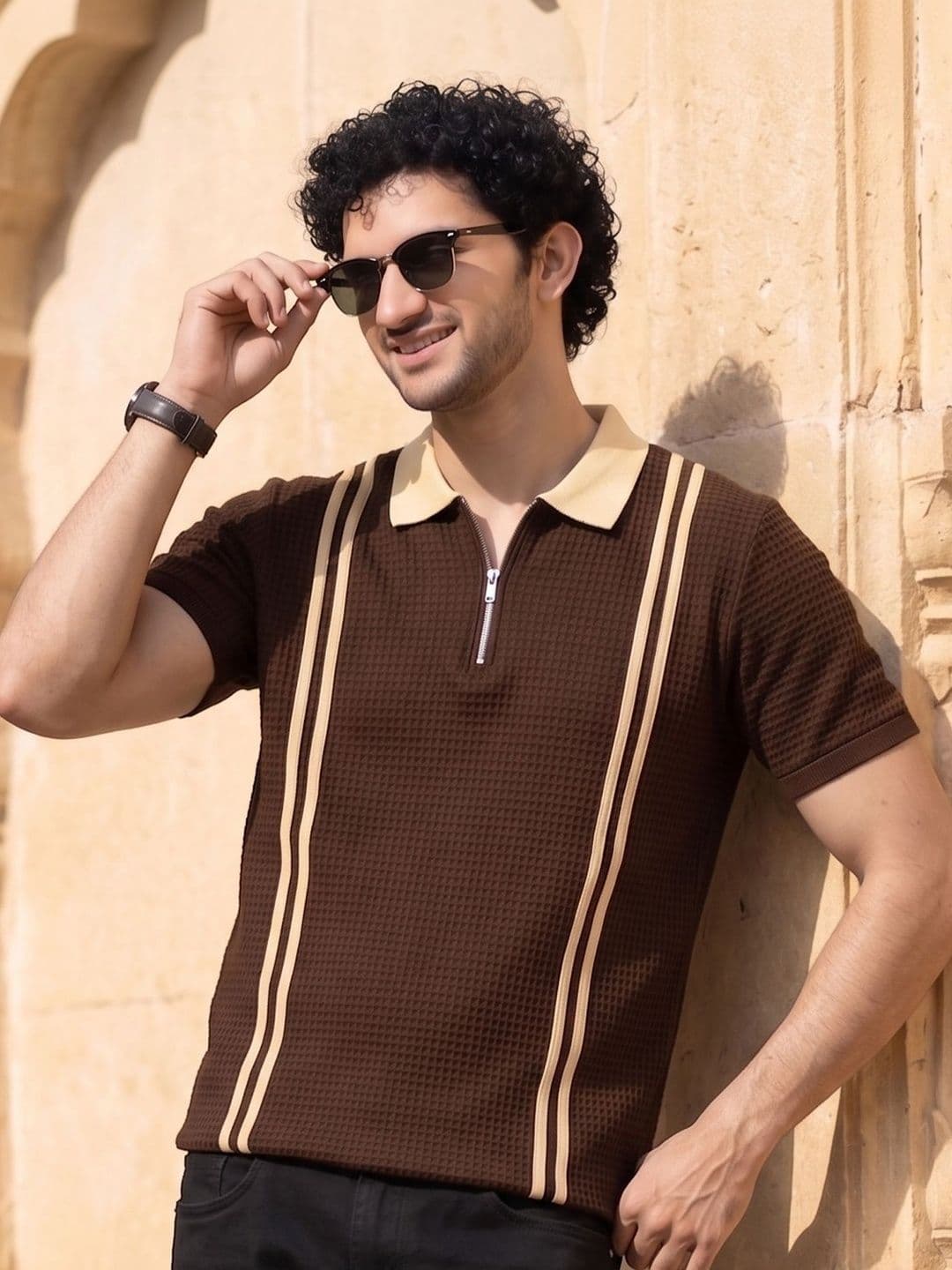 AUSK Men Polo Collar T-shirt - view 1
