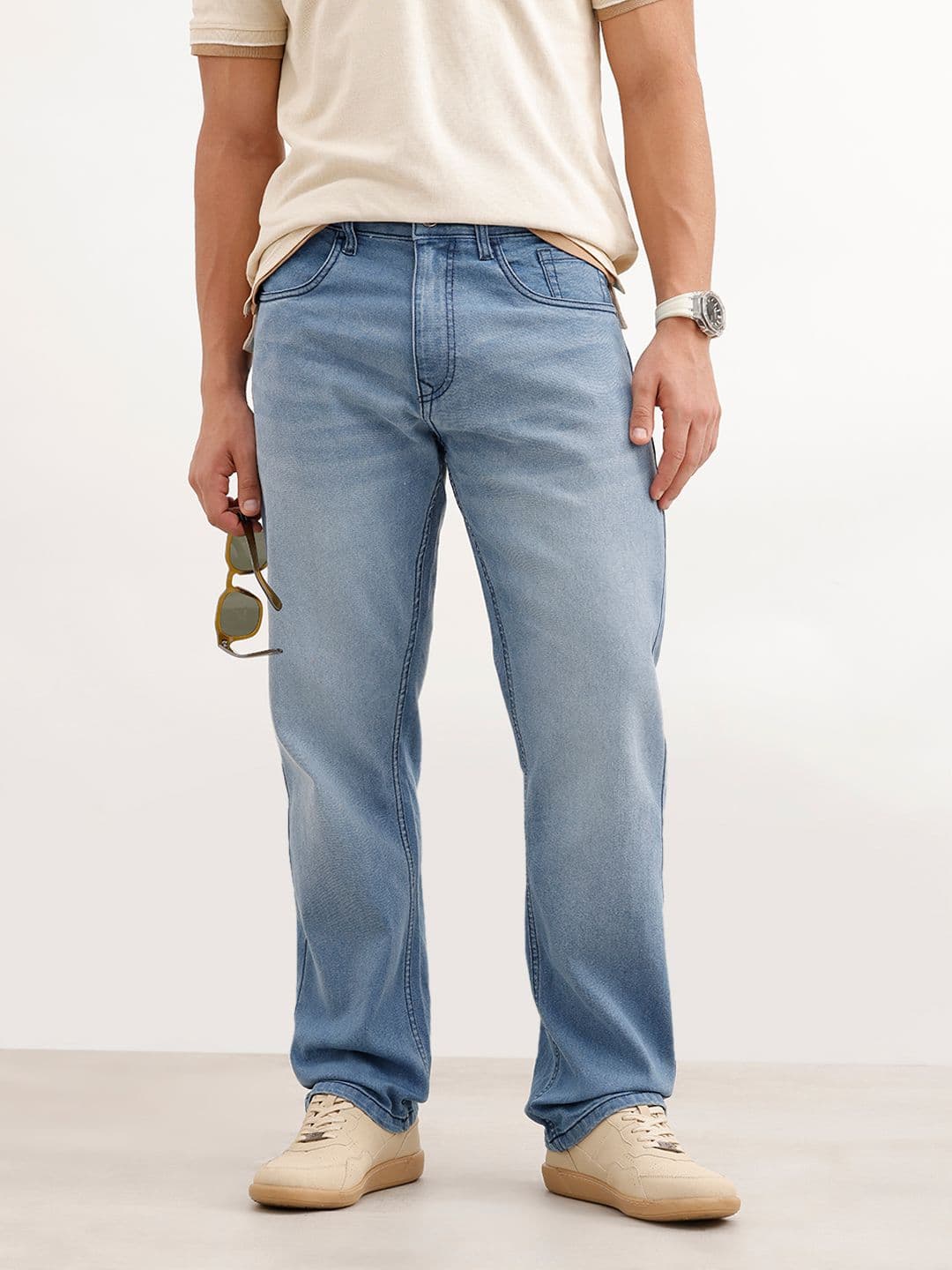 WROGN Men Straight Fit Jeans - view 1