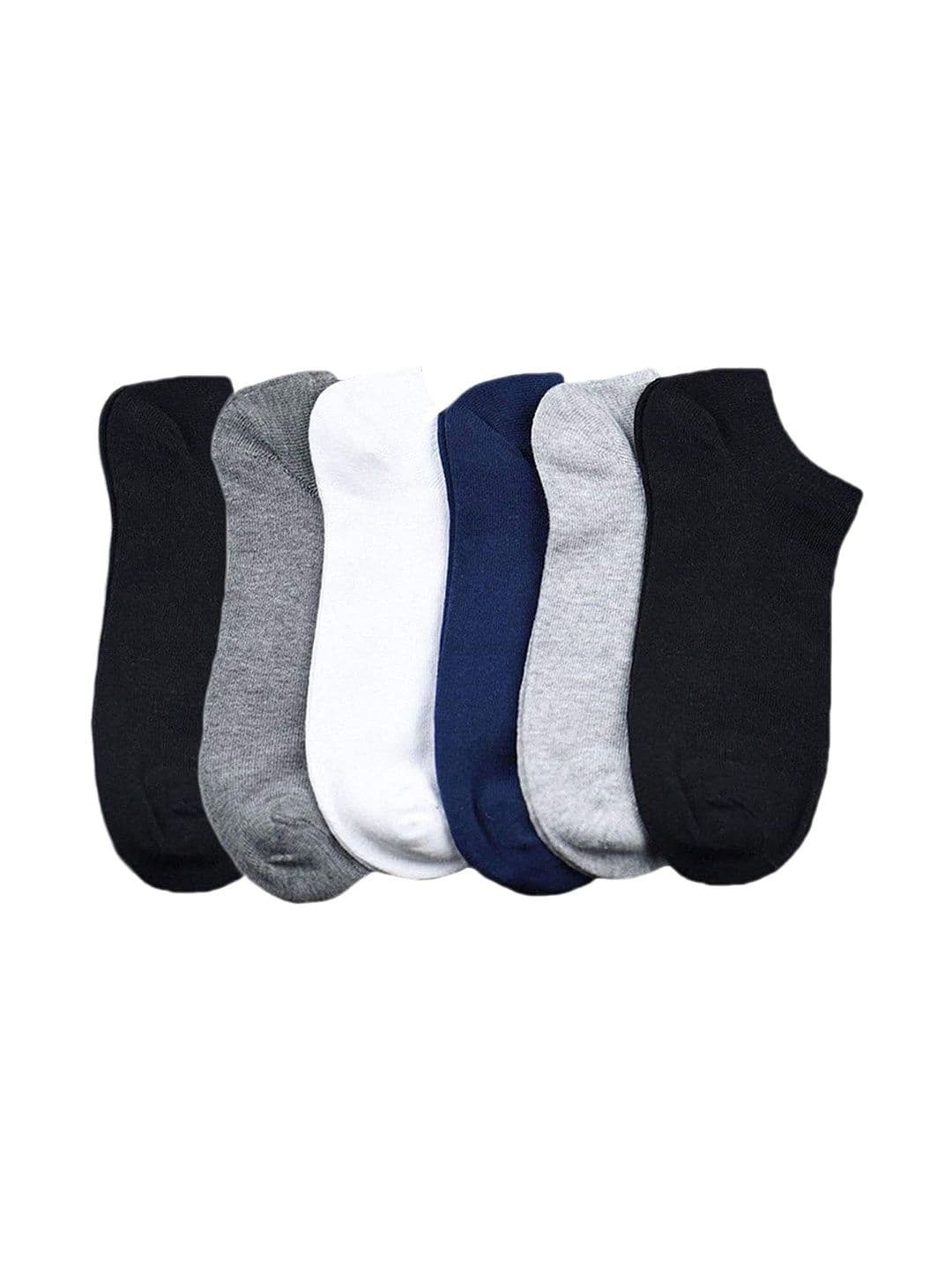 Faton Men Pack of 6 Cotton Shoe Liners Socks - view 1