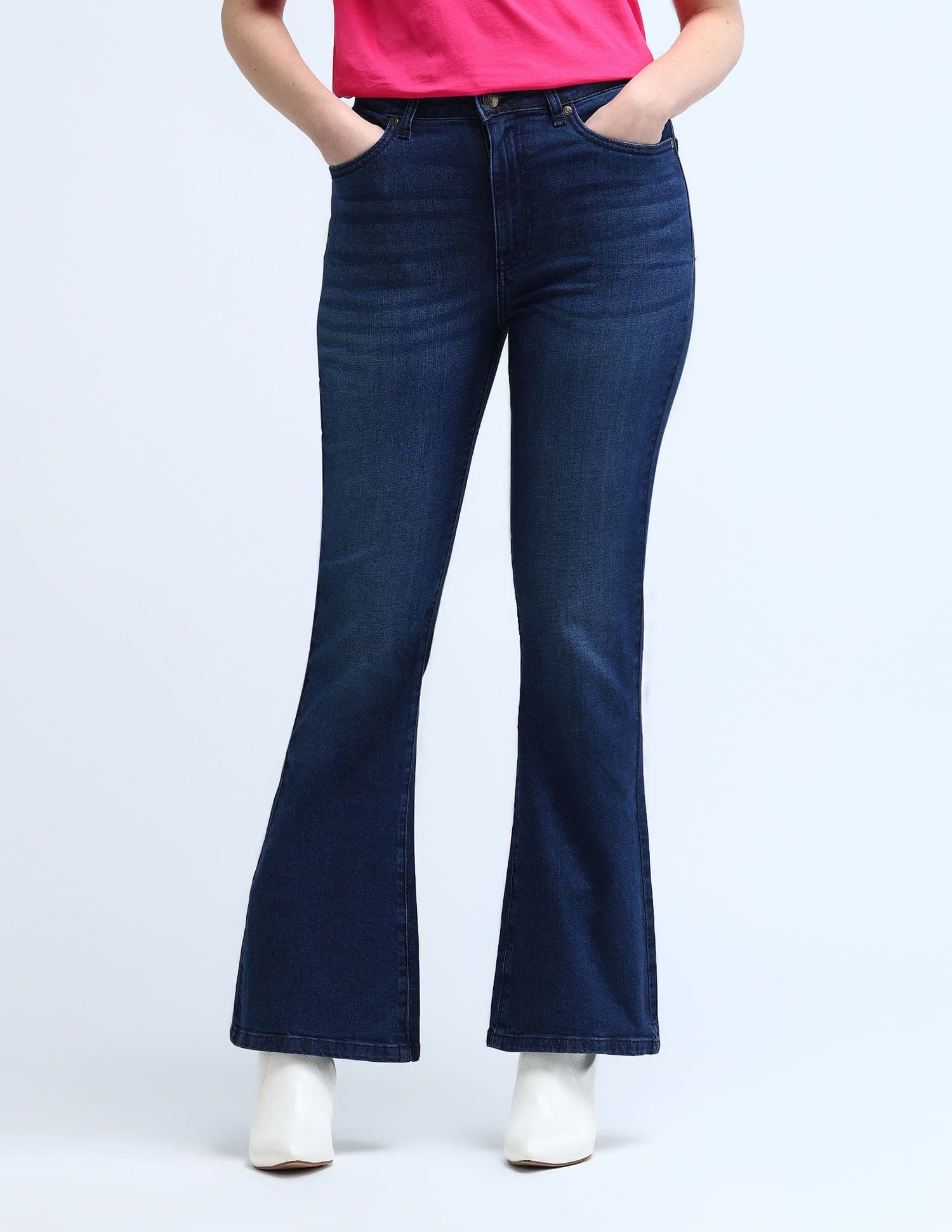 U.S. Polo Assn. Women Bootcut High-Rise Light Fade Stretchable Jeans - view 1