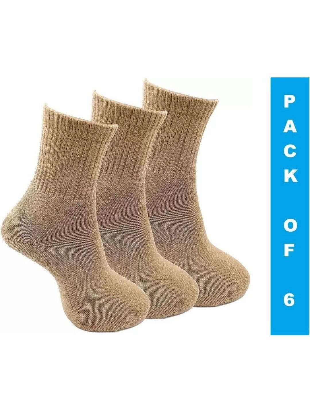 Faton Men Pack of 6 Cotton Above Ankle Socks - view 1