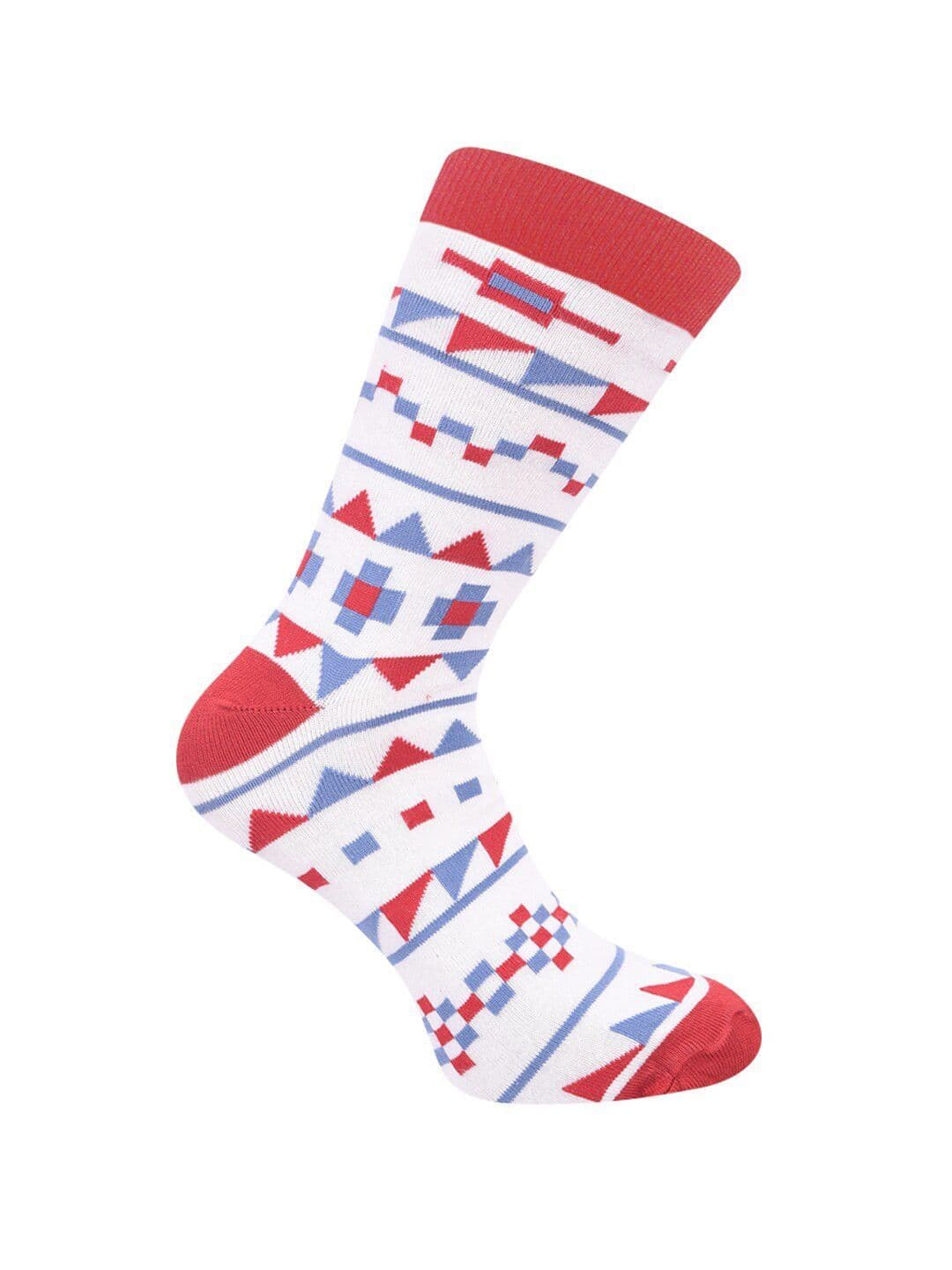 FOOTPRINTS FOOTPRINT Men Patterned Odour Free Organic Cotton Bamboo Calf-Length Colorful Formal Socks - view 1