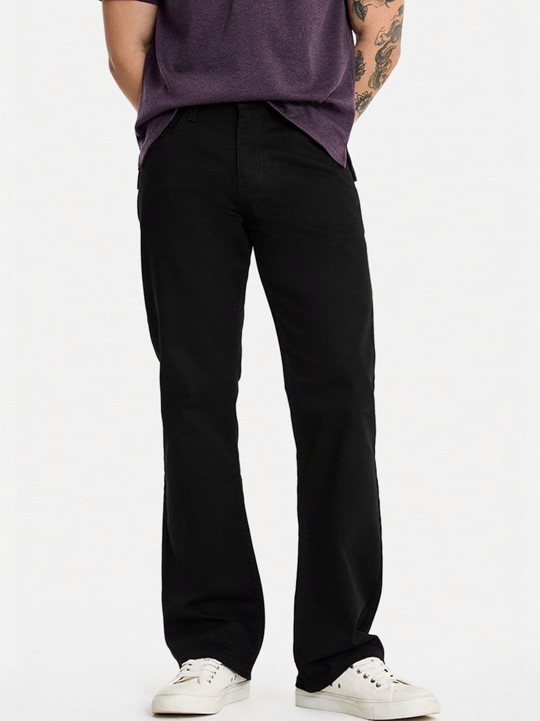 Snitch Black Mid-Rise Bootcut Jeans - view 1