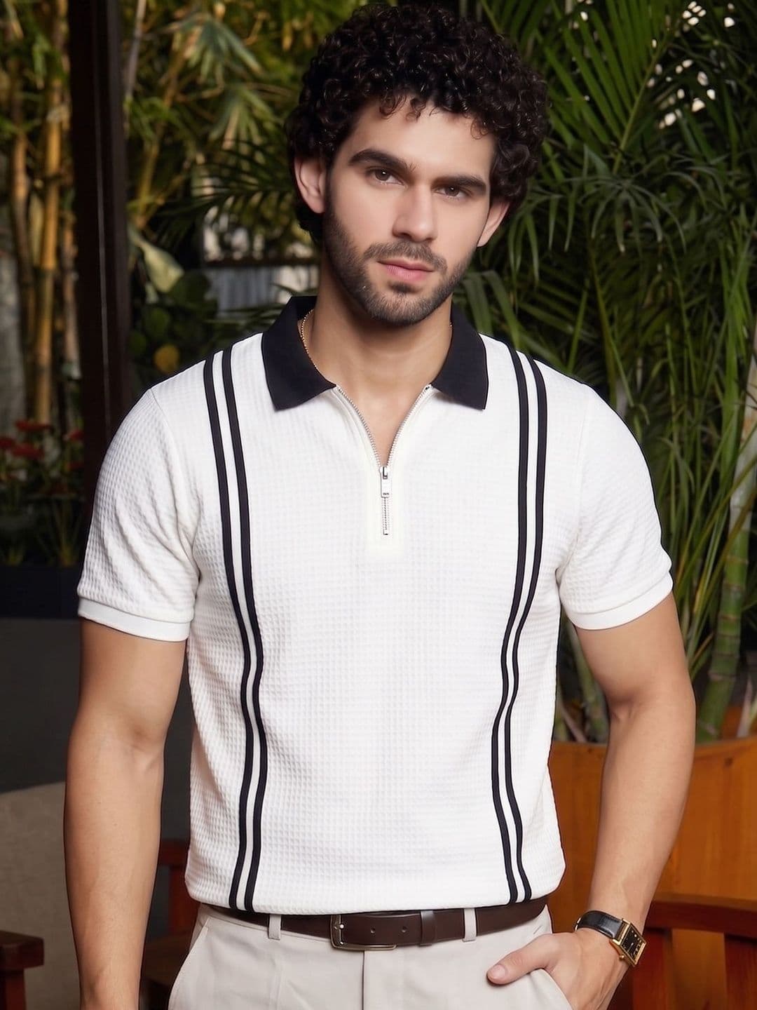 AUSK Men Polo Collar T-shirt - view 1