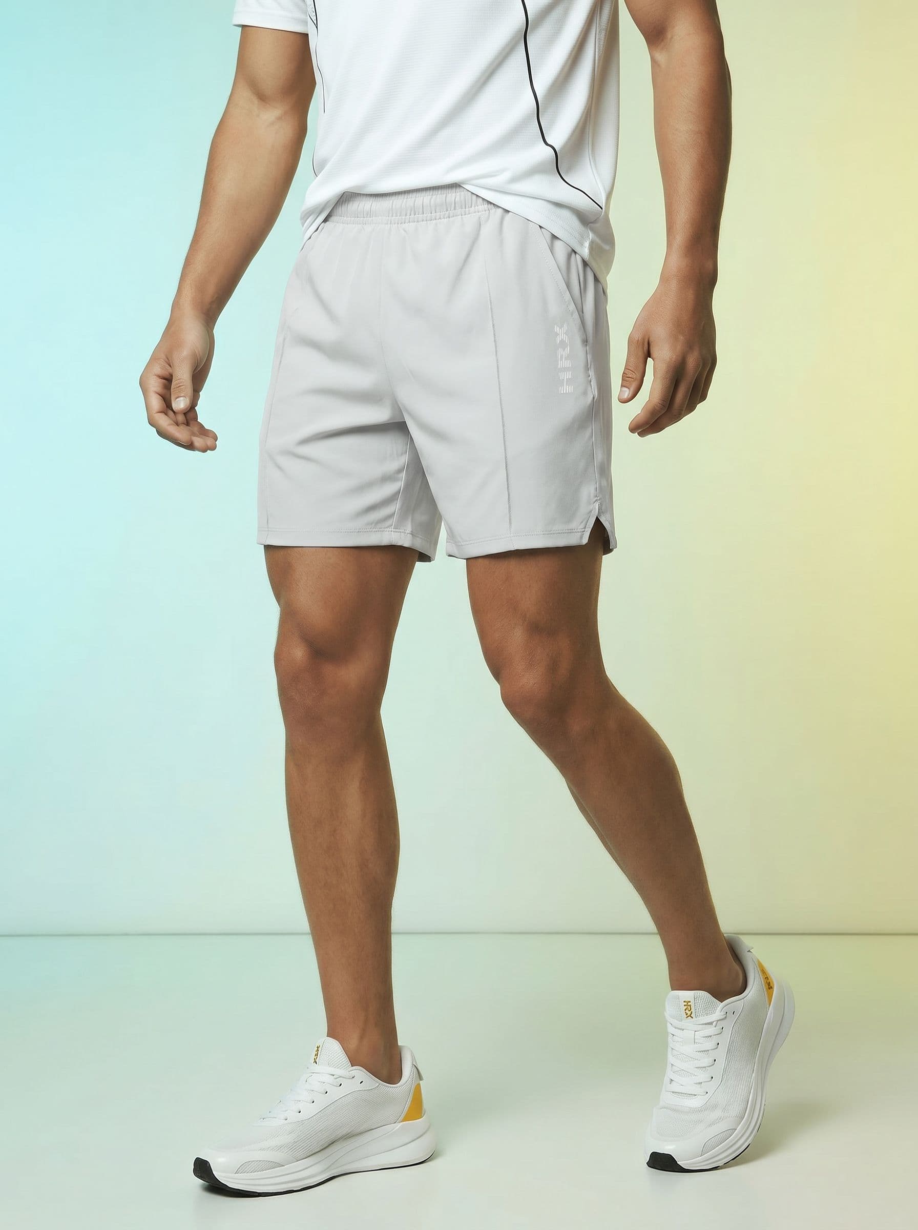 HRX by Hrithik Roshan Men Printed Rapid-Dry Training Sports Shorts - view 1