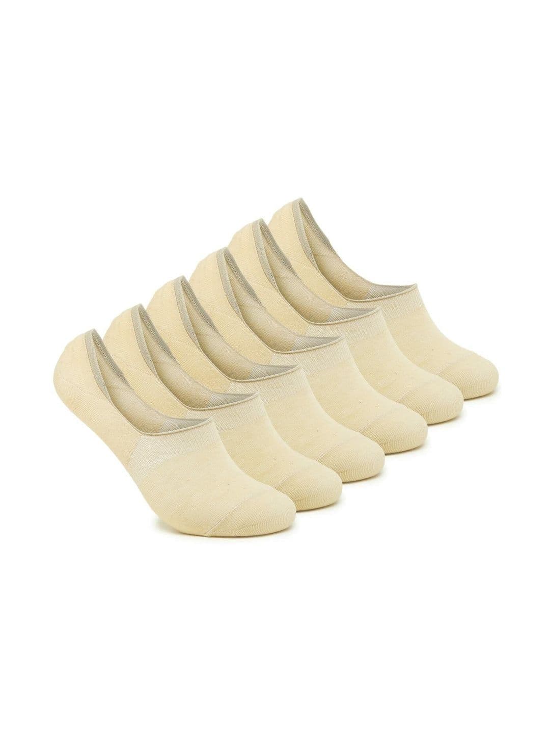 Faton Unisex Pack of 6 Cotton Shoe Liners Socks - view 1