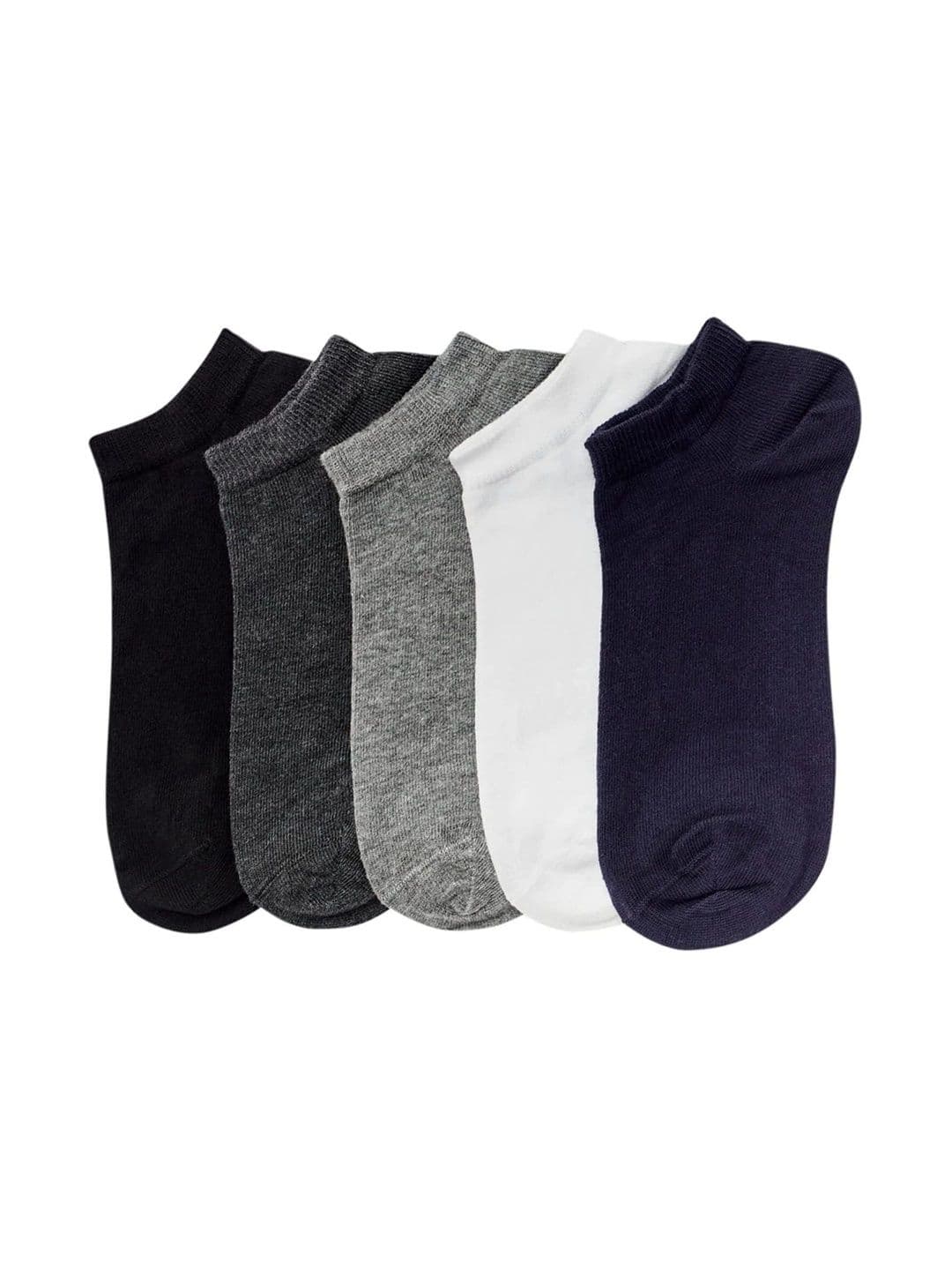 Faton Unisex Pack of 5 Cotton Ankle Length Socks - view 1
