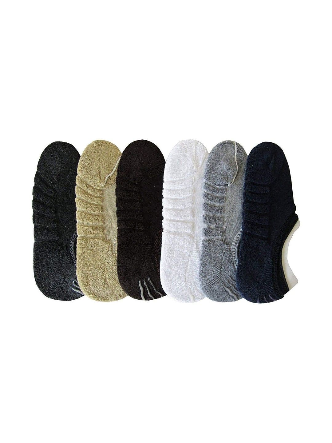 Faton Unisex Pack of 5 Cotton Shoe Liners Socks - view 1
