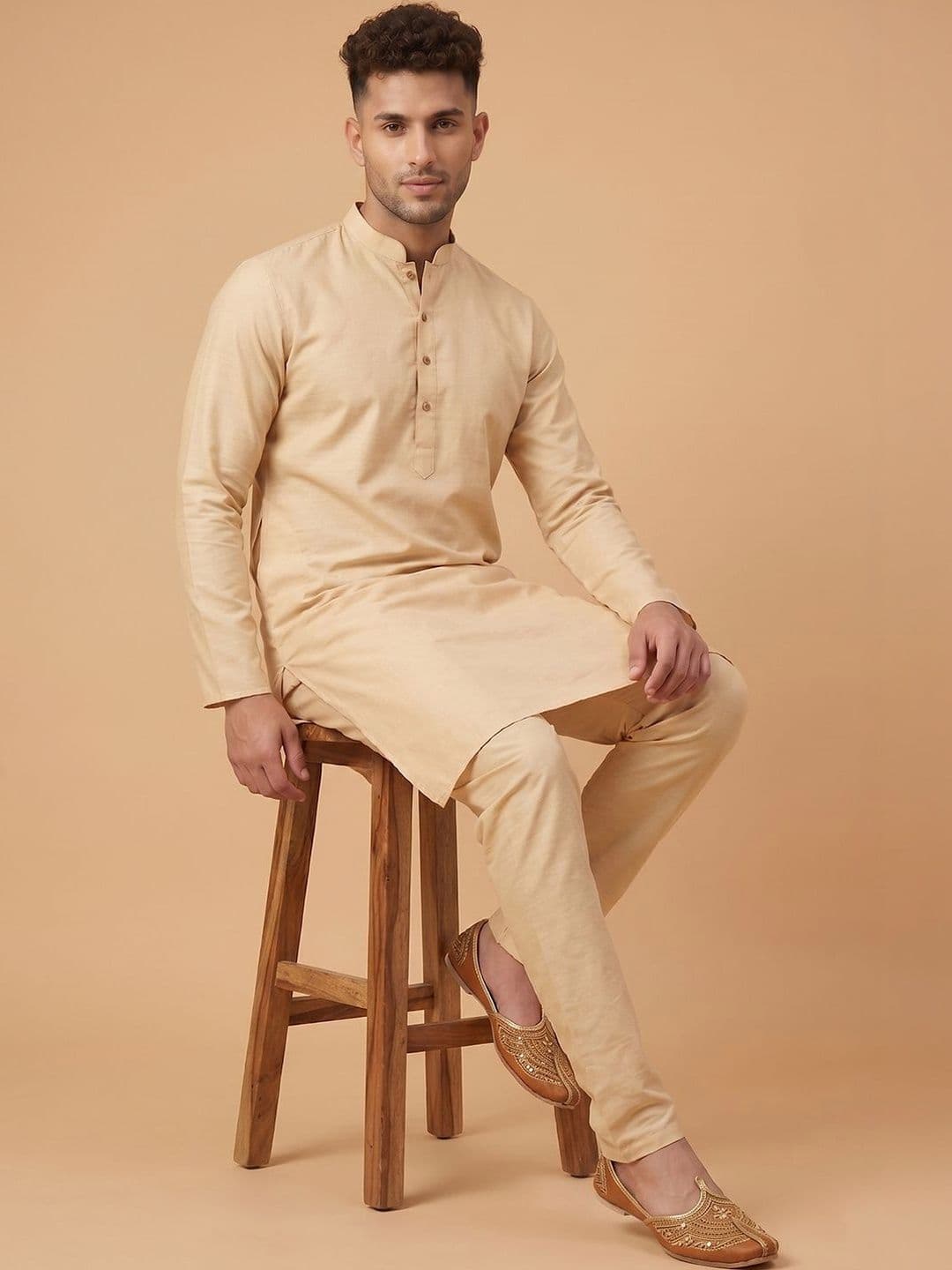 HERE&NOW Men Handloom Kurta - view 1