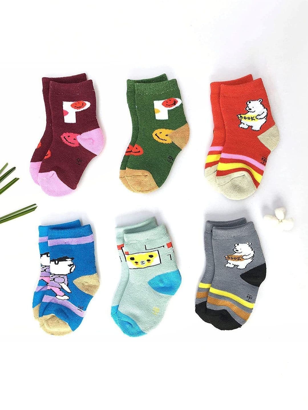 Faton Unisex Patterned Above Ankle Socks - view 1