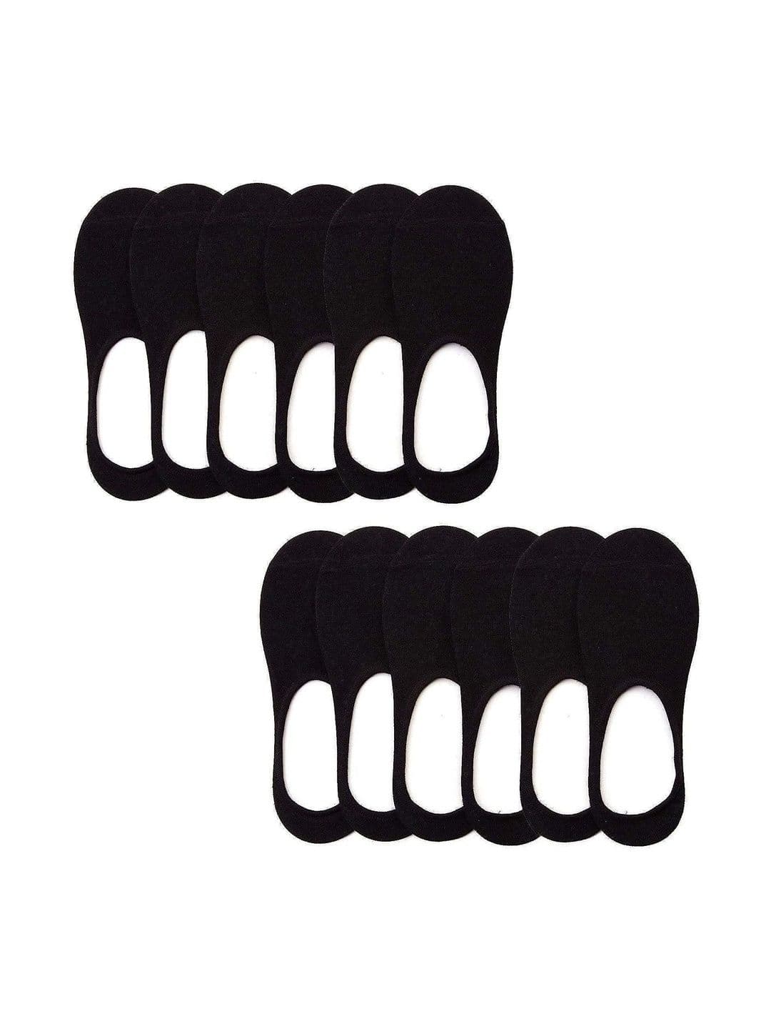 Faton Men Pack of 10 Cotton Shoe Liners Socks - view 1