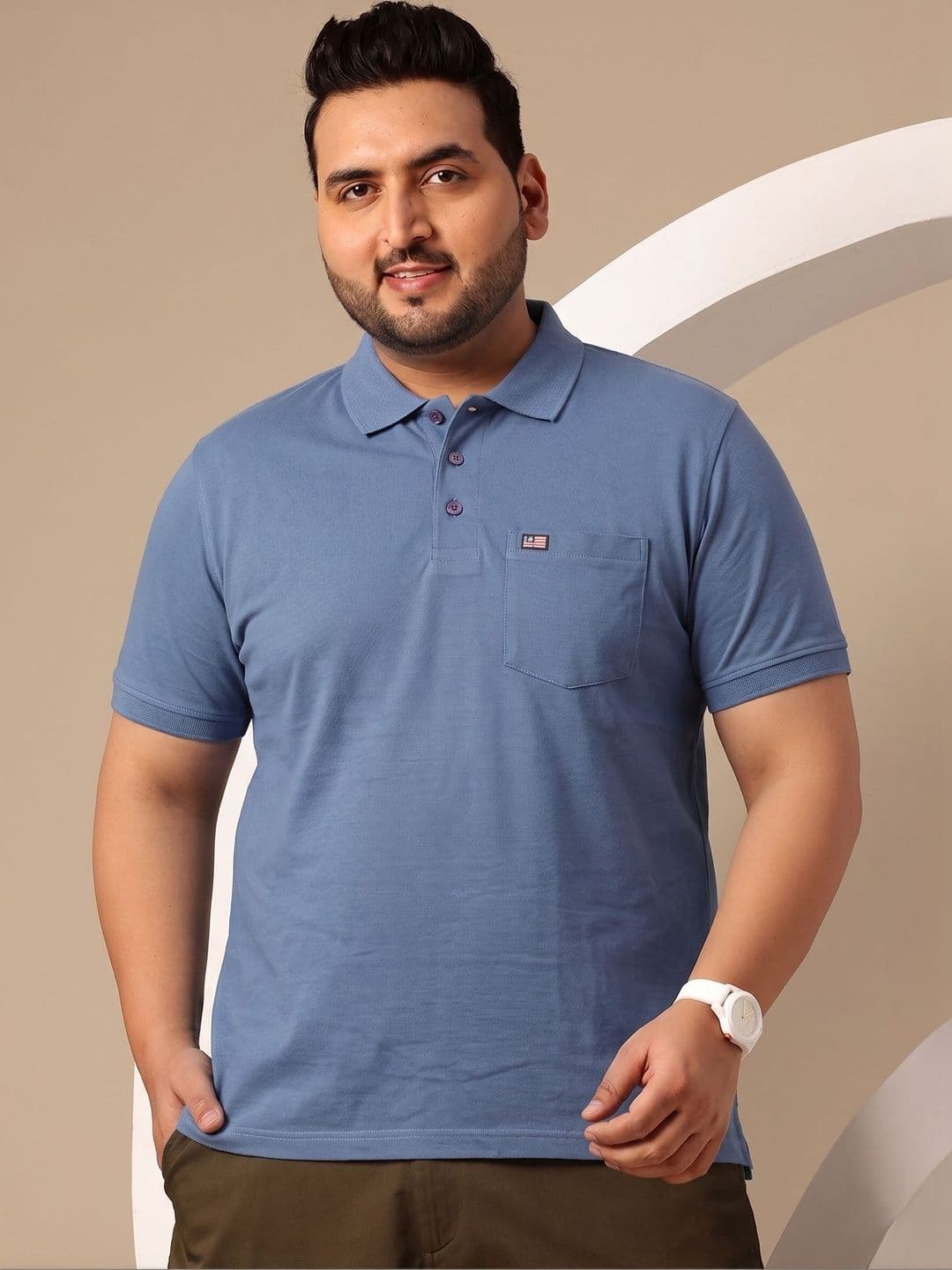 Sztori Men Polo Collar Pockets T-shirt - view 1