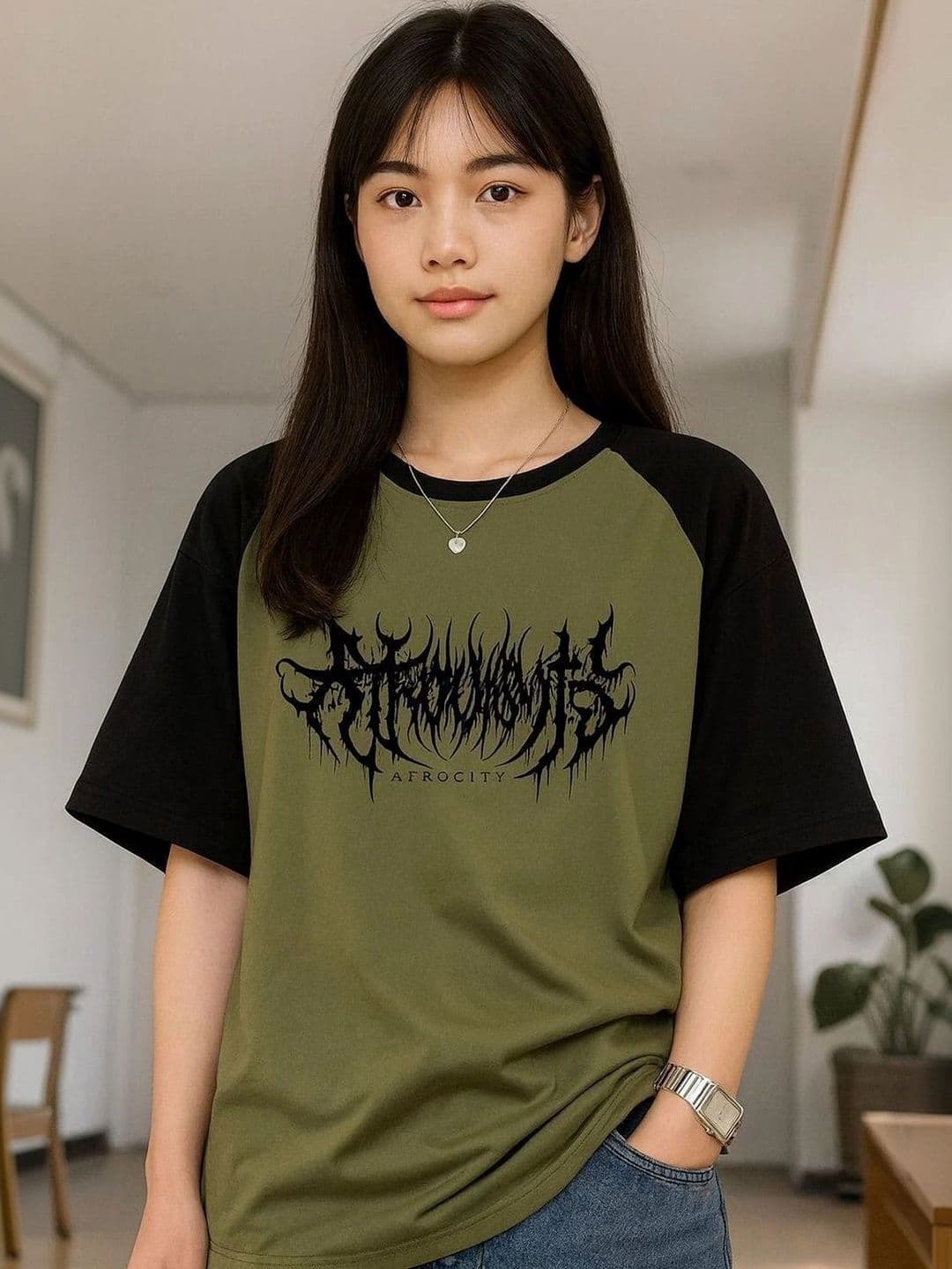 SIXTEENLINES Women Colourblocked T-shirt - view 1