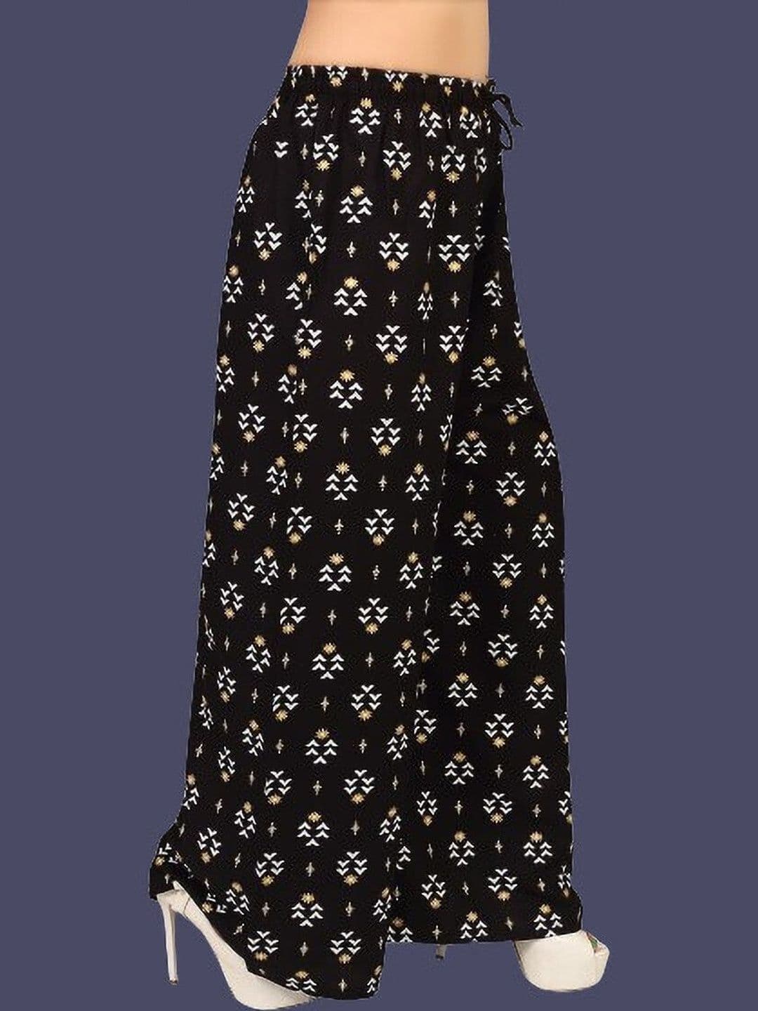 BINISH Women Ethnic Motifs Printed Chambray Ethnic Palazzos - view 1