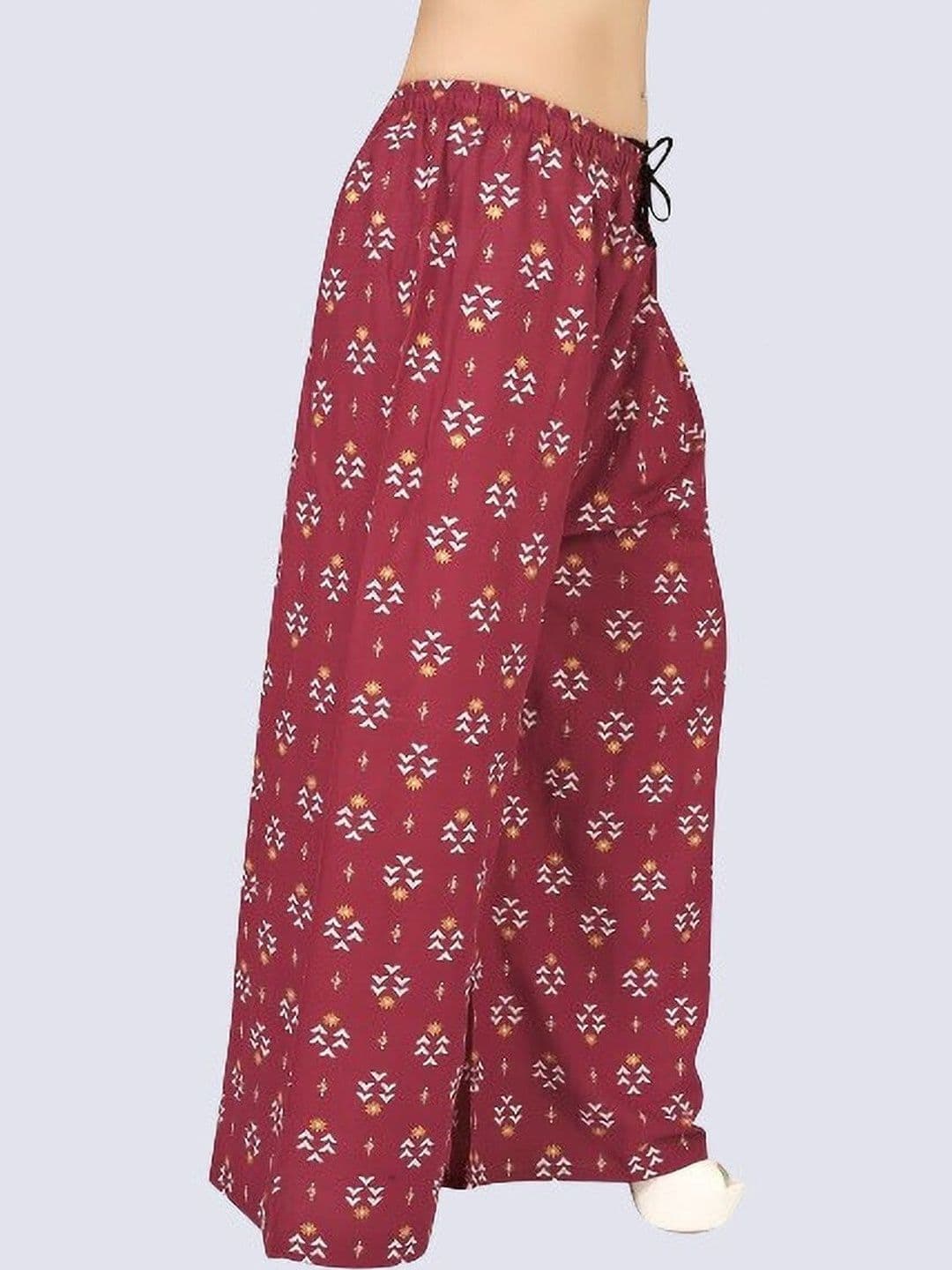 BINISH Women Ethnic Motifs Printed Chambray Ethnic Palazzos - view 1