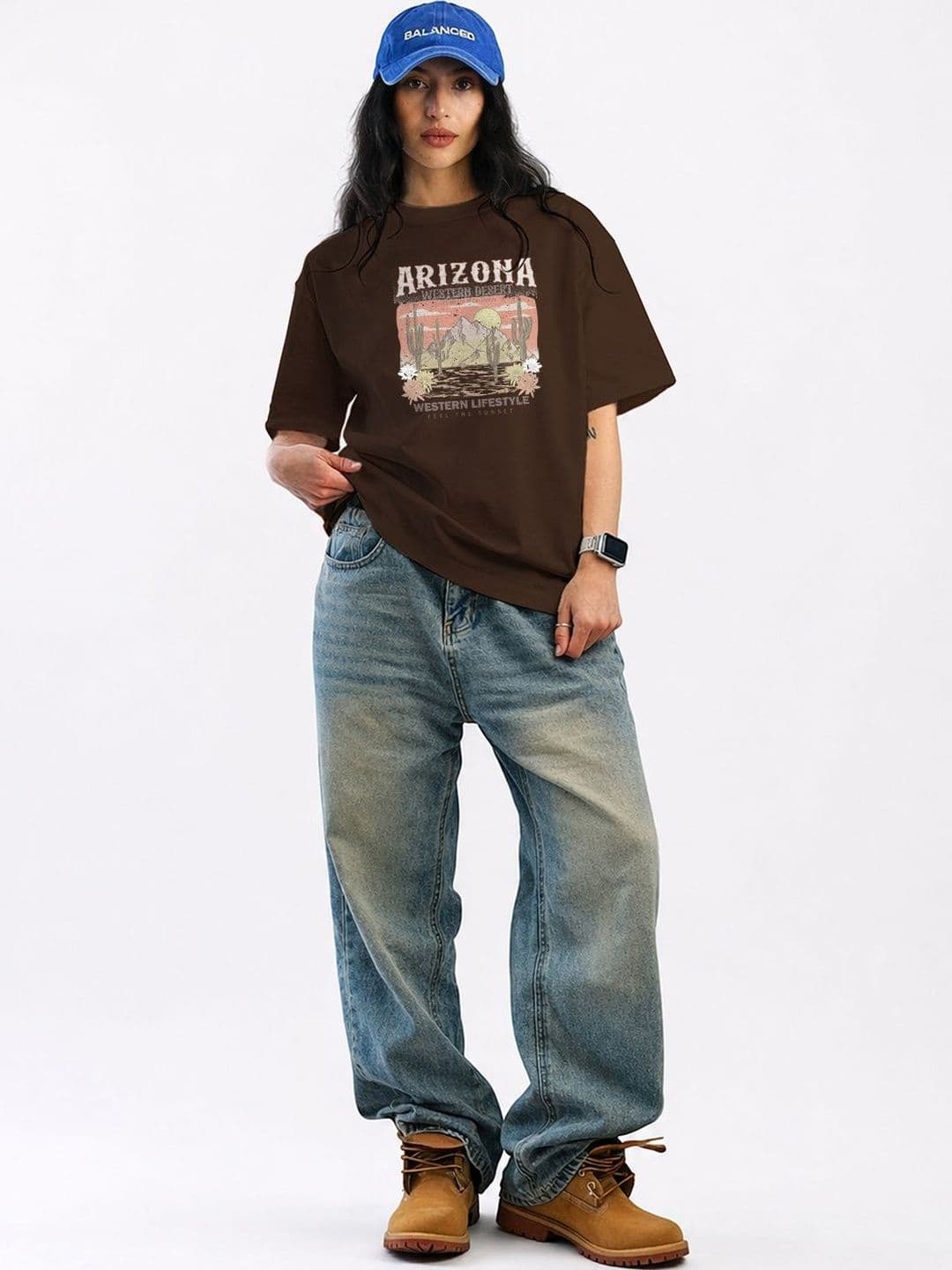 Roadster Women Printed Organic Cotton Blend T-shirt - view 1