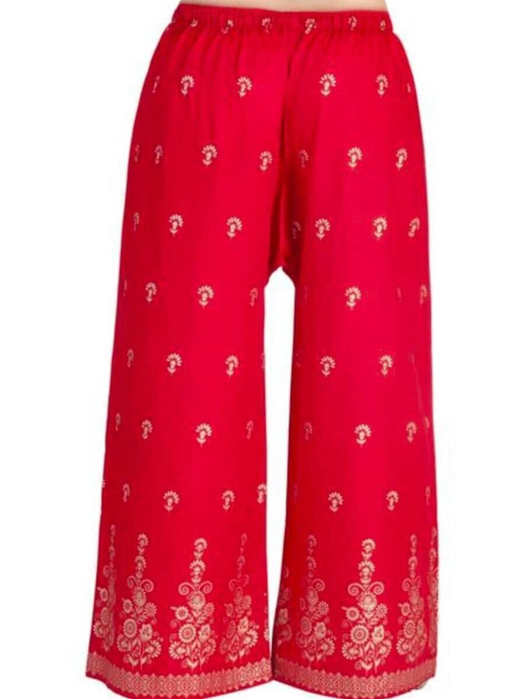 BINISH Women Ethnic Motifs Printed Chambray Ethnic Palazzos - view 1