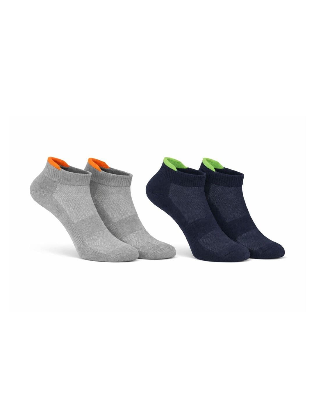 ZULU Unisex Pack of 2 Cotton Blend Assorted Ankle Length Socks - view 1