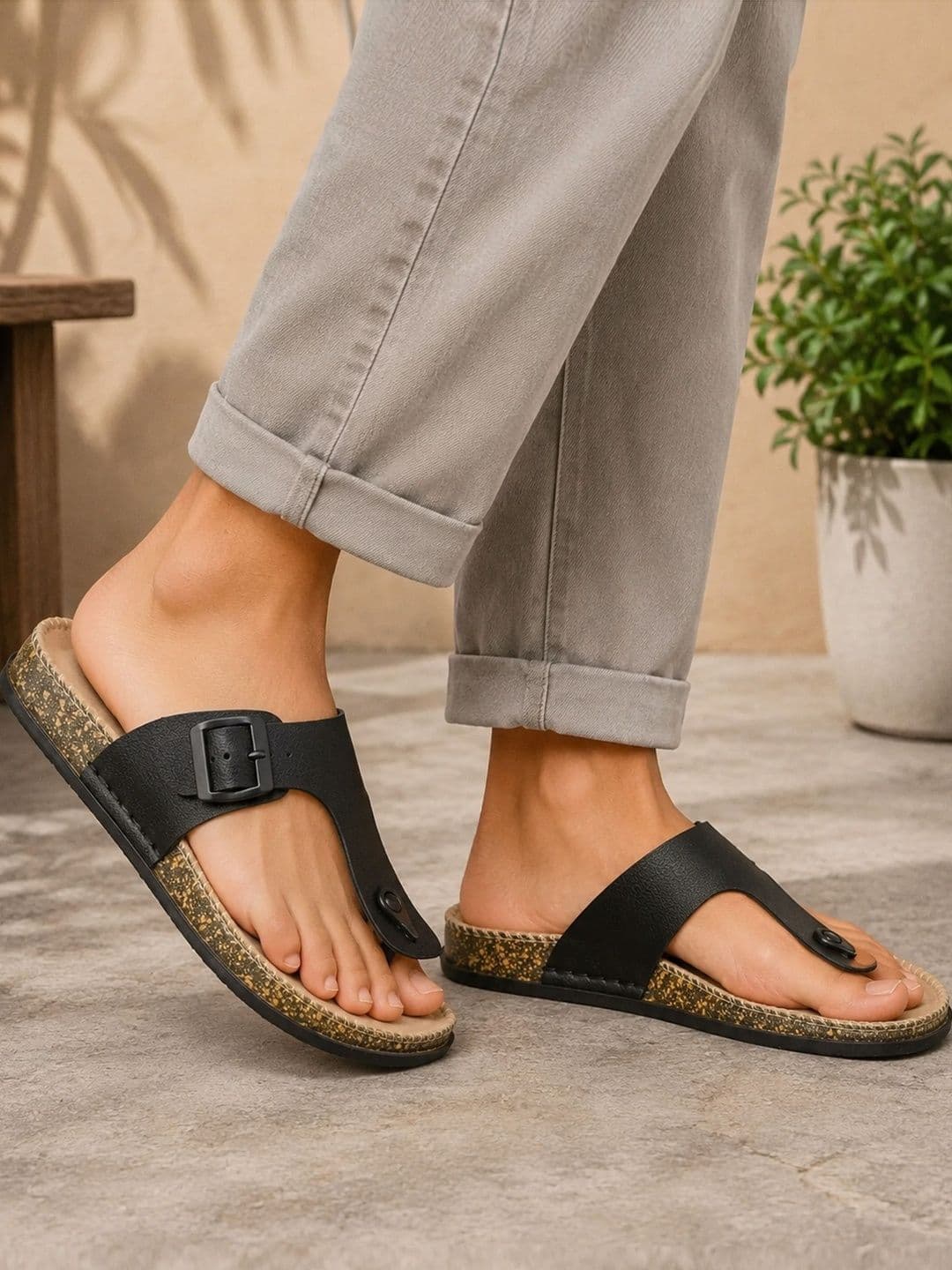 Layasa Men Ethnic Comfort Sandals - view 1