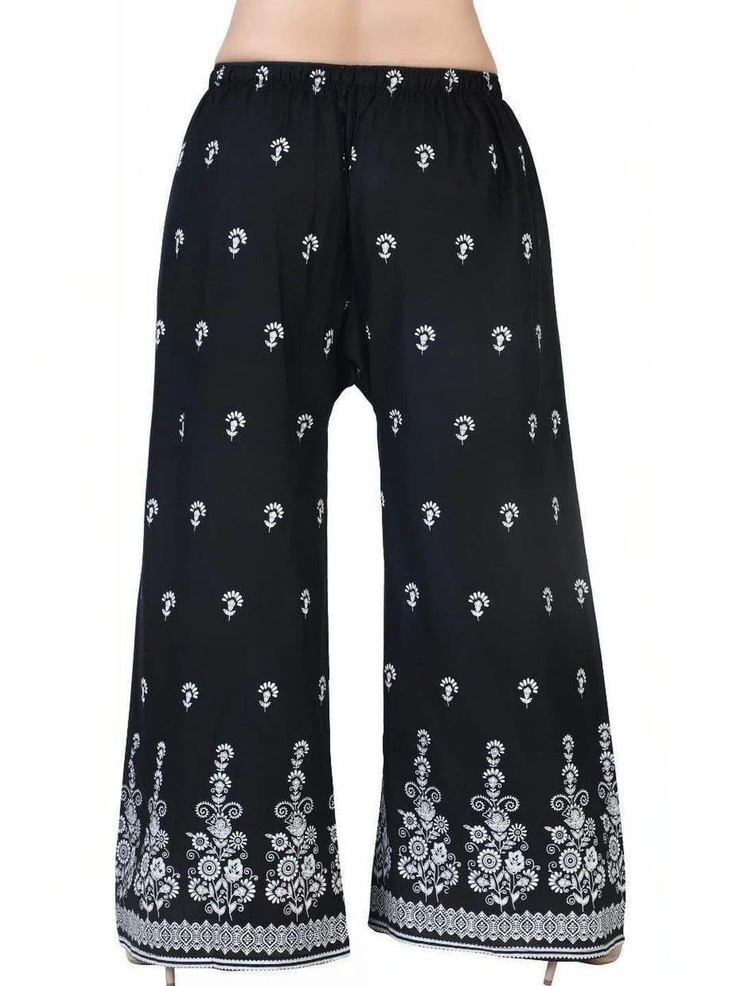 BINISH Women Ethnic Motifs Printed Chambray Ethnic Palazzos - view 1