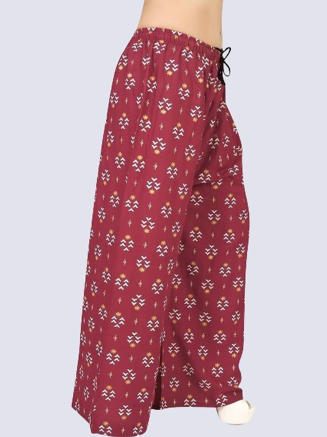 BINISH Women Ethnic Motifs Printed Chambray Ethnic Palazzos - view 1