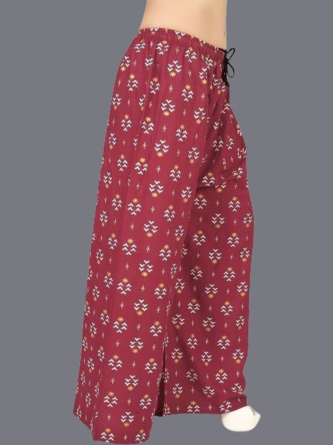 BINISH Women Ethnic Motifs Printed Chambray Ethnic Palazzos - view 1
