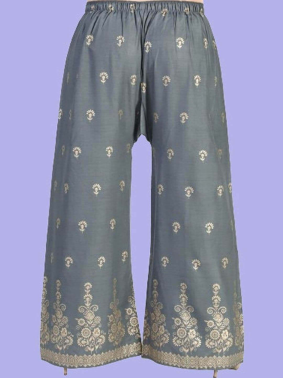 BINISH Women Ethnic Motifs Printed Chambray Ethnic Palazzos - view 1