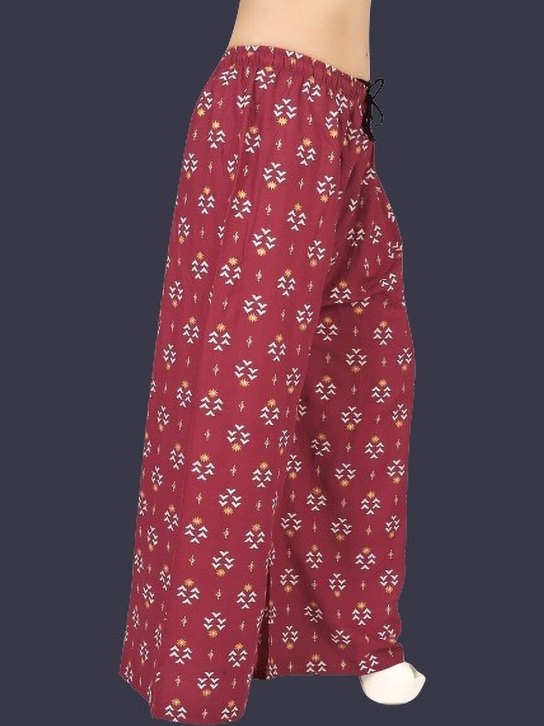 BINISH Women Ethnic Motifs Printed Chambray Ethnic Palazzos - view 1
